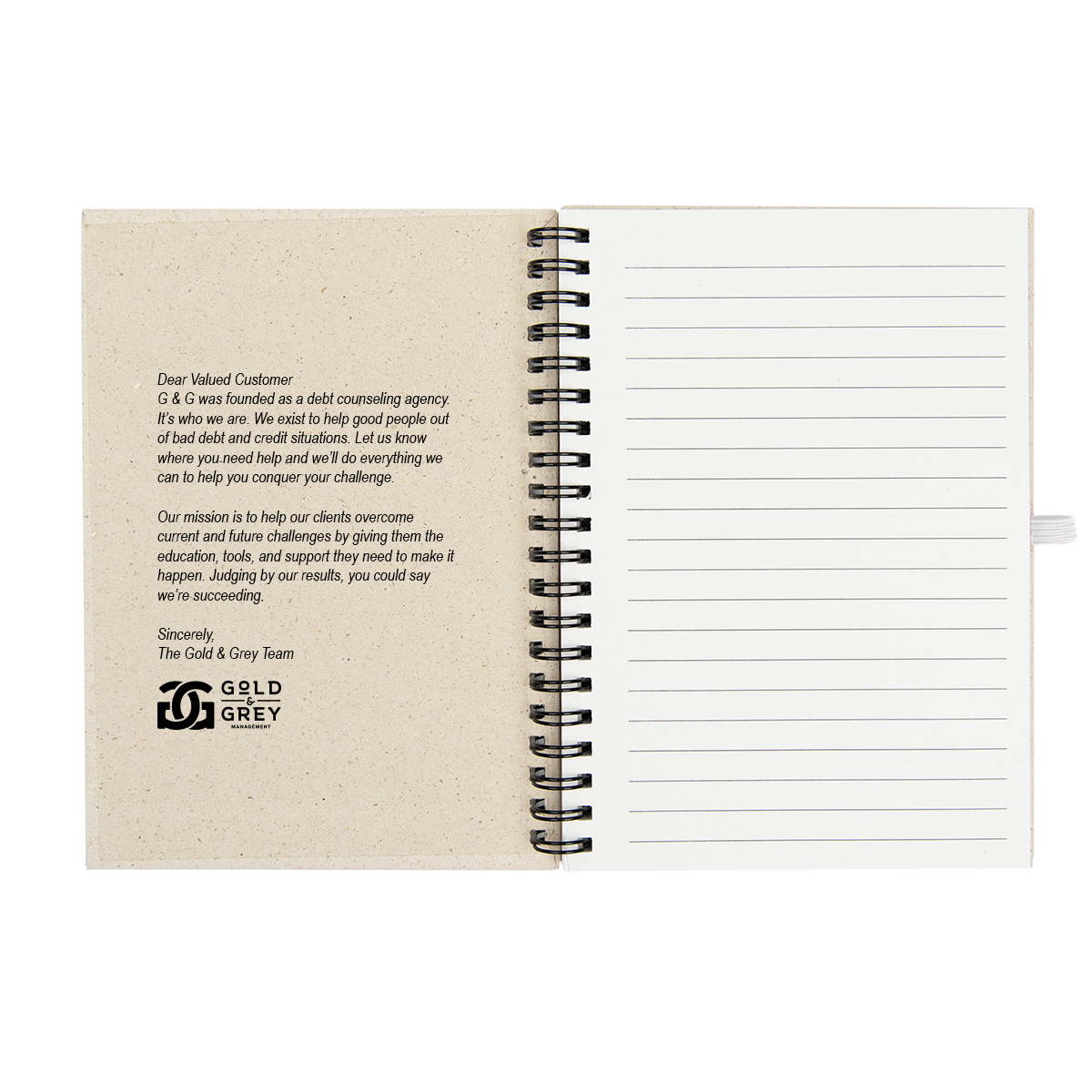 Picture of Natural Paper Spiral Notebook