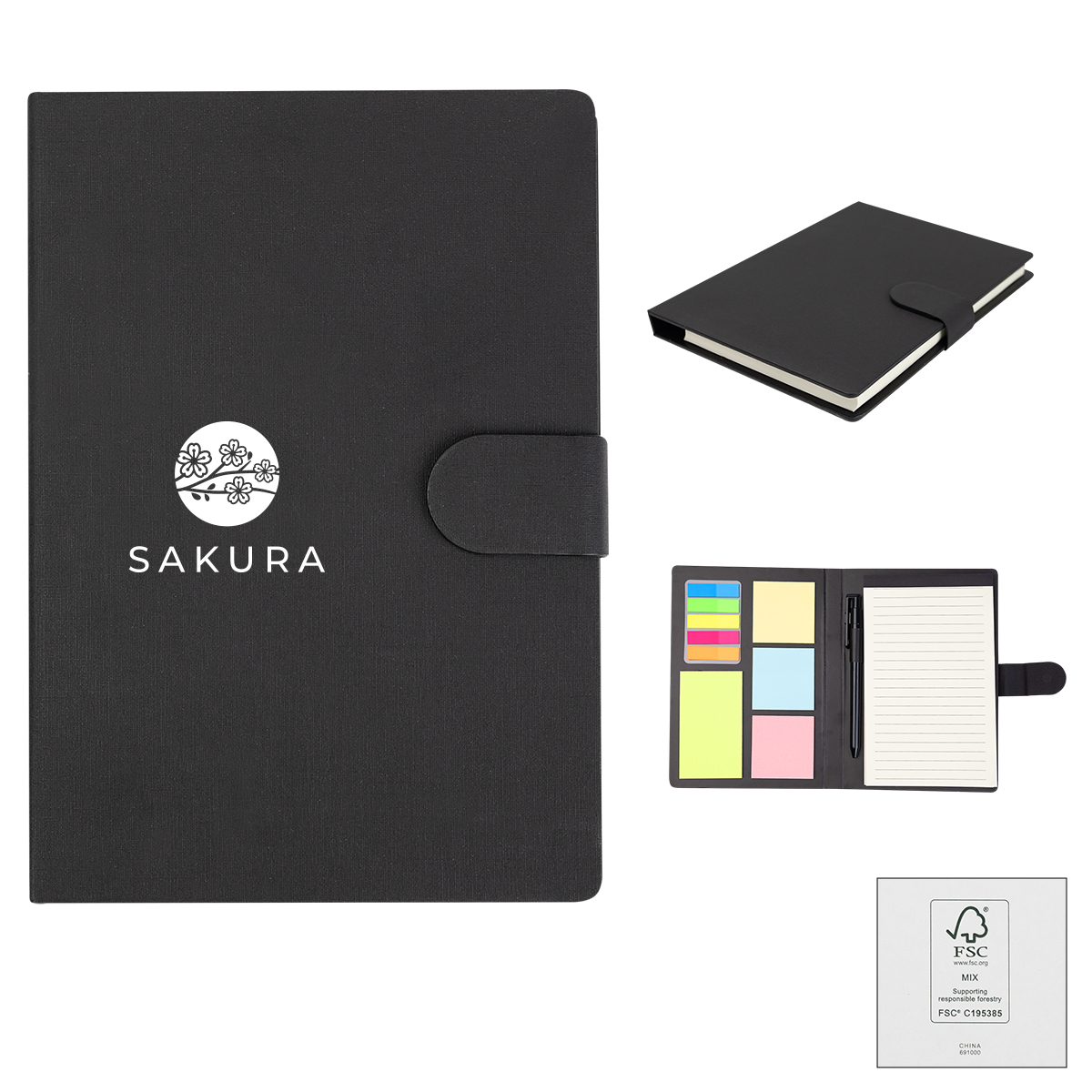 Picture of Taylor Padfolio With Sticky Notes & Flags