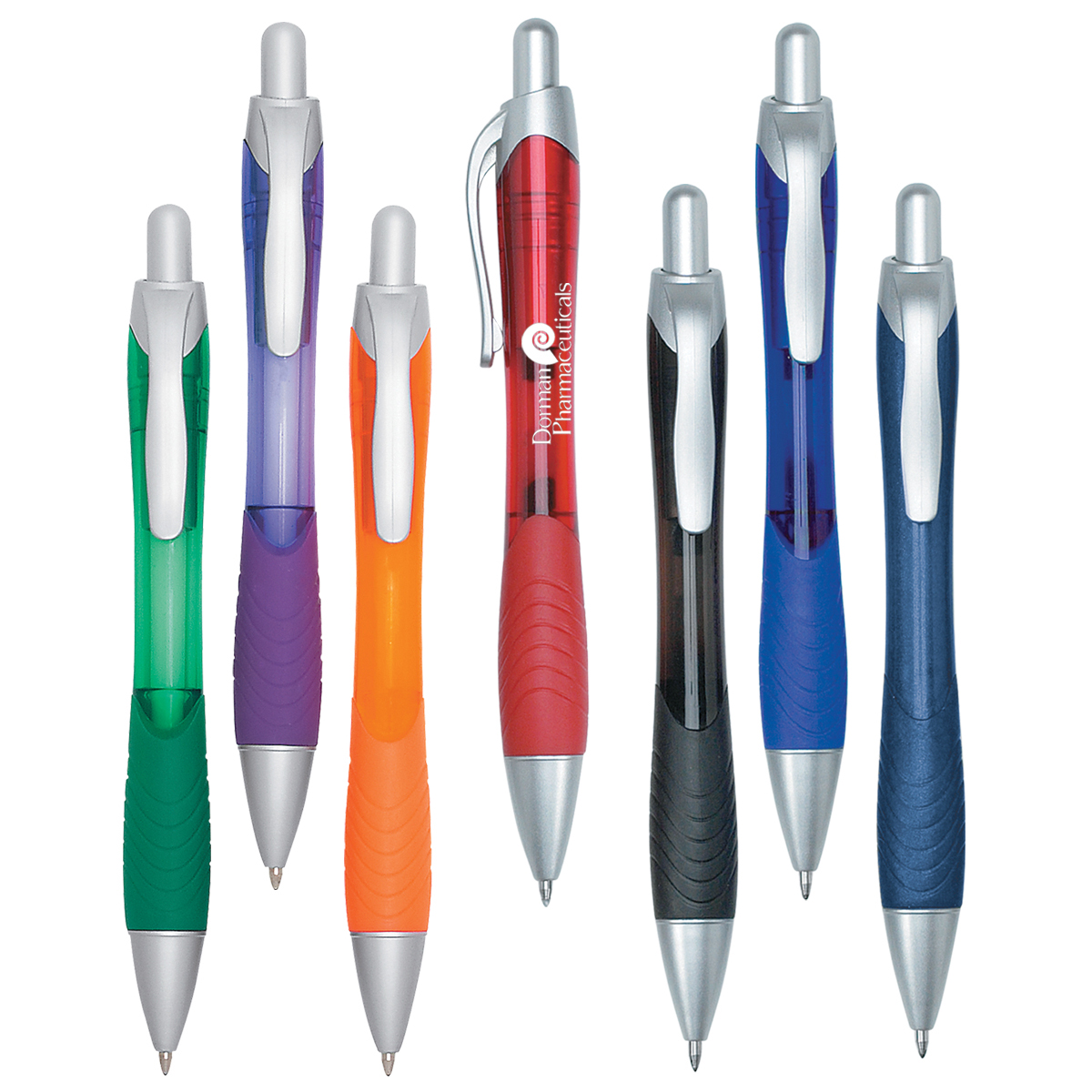 Picture of Rio Ballpoint Pen With Contoured Rubber Grip