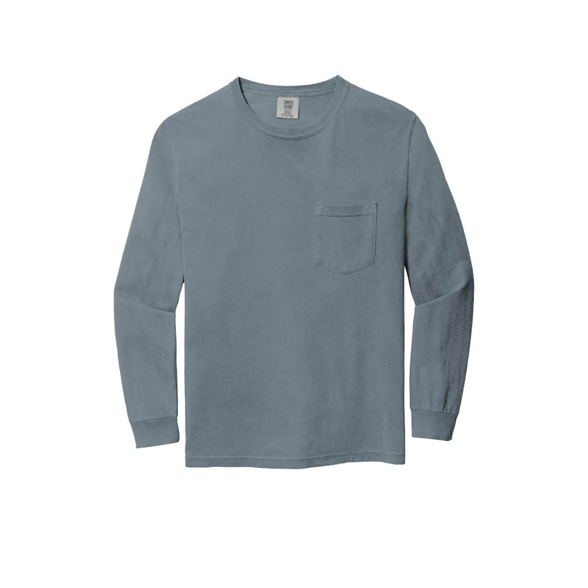 Picture of Garment-dyed Heavyweight Long Sleeve Pocket T-shirt