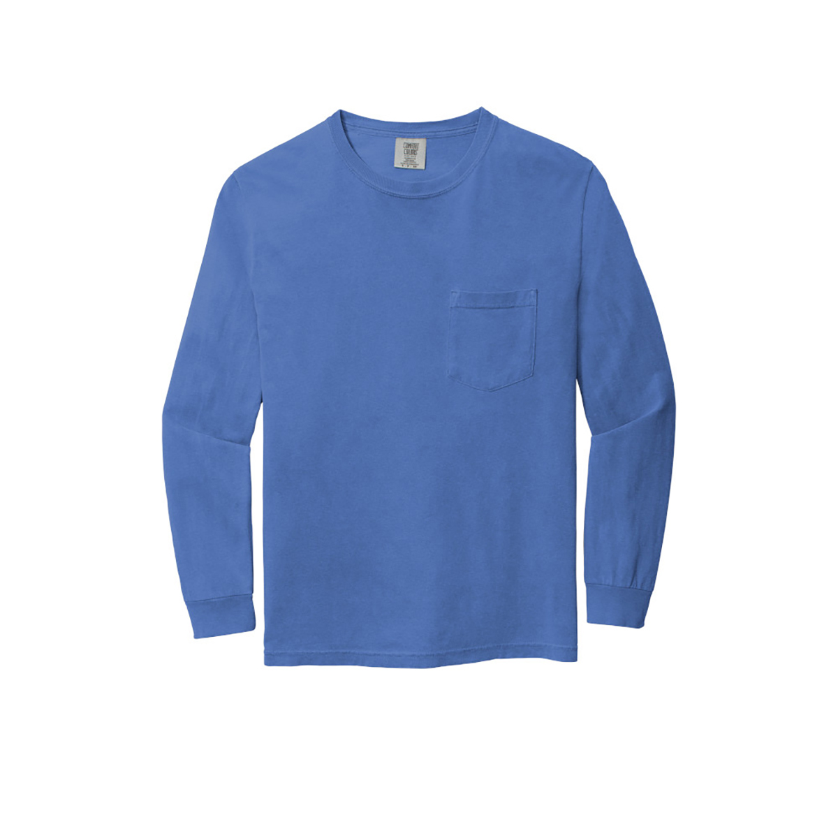 Picture of Garment-dyed Heavyweight Long Sleeve Pocket T-shirt