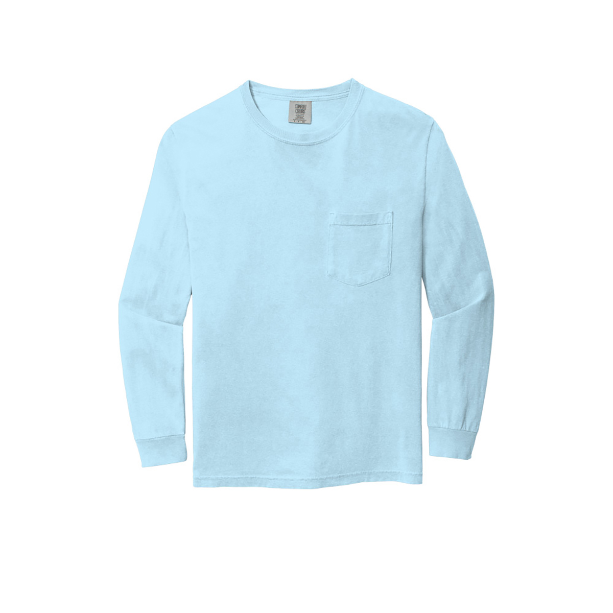 Picture of Garment-dyed Heavyweight Long Sleeve Pocket T-shirt