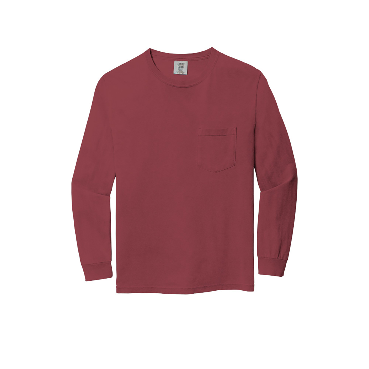 Picture of Garment-dyed Heavyweight Long Sleeve Pocket T-shirt