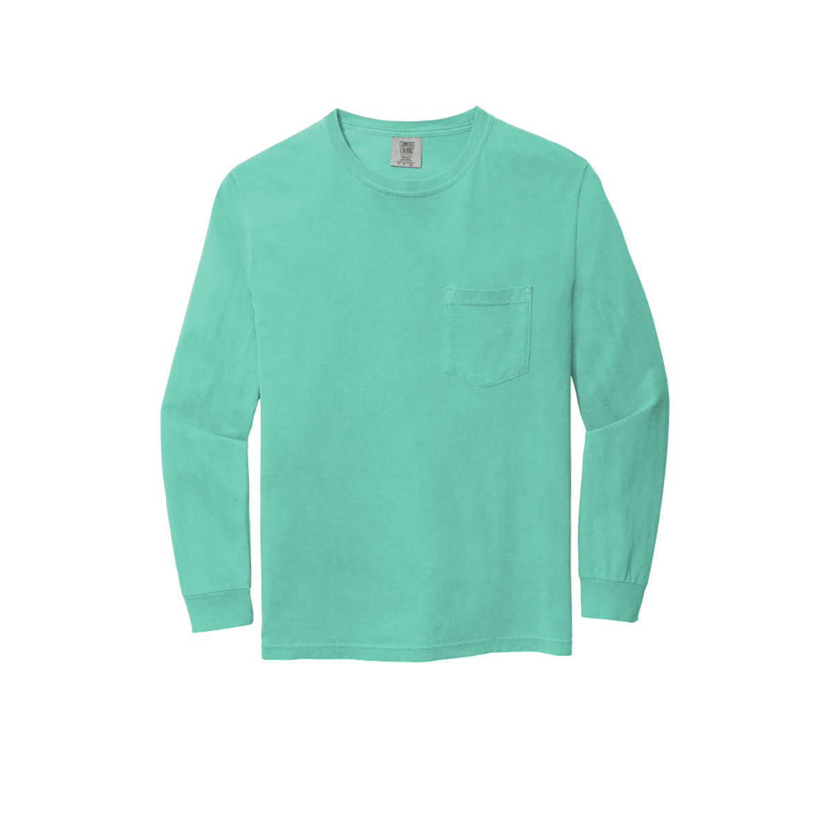 Picture of Garment-dyed Heavyweight Long Sleeve Pocket T-shirt