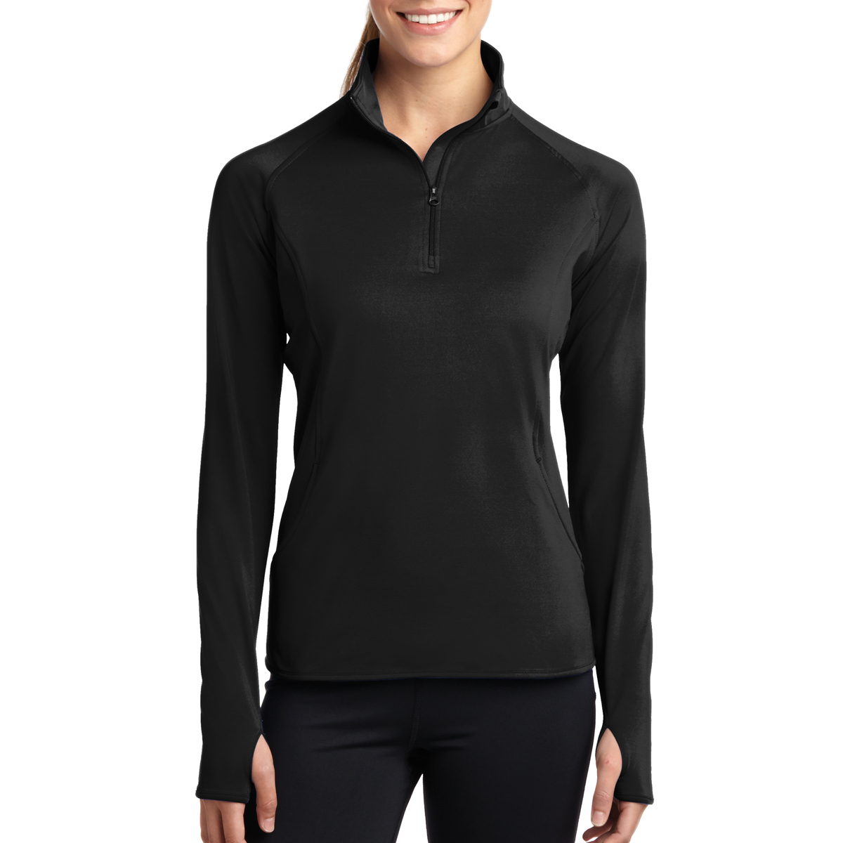 Picture of Sport-tek® Ladies' Sport-wick® Stretch Full-zip Jacket