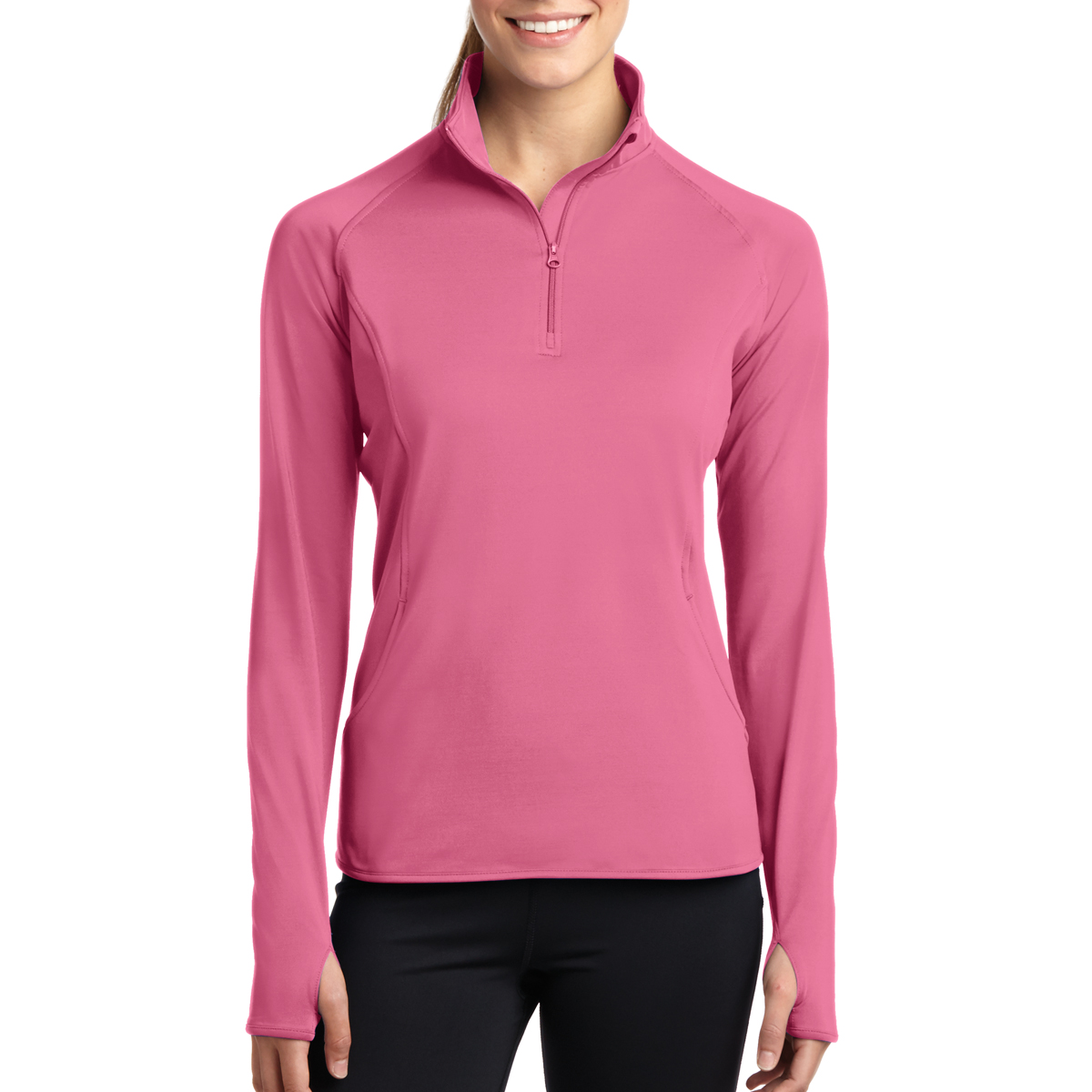 Picture of Sport-tek® Ladies' Sport-wick® Stretch Full-zip Jacket