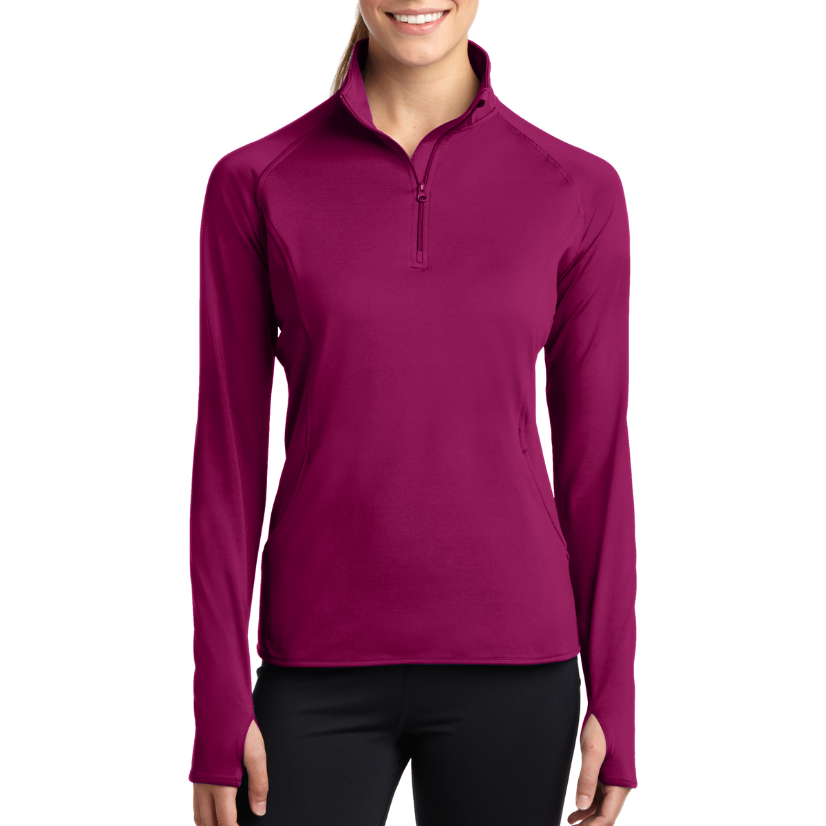 Picture of Sport-tek® Ladies' Sport-wick® Stretch Full-zip Jacket