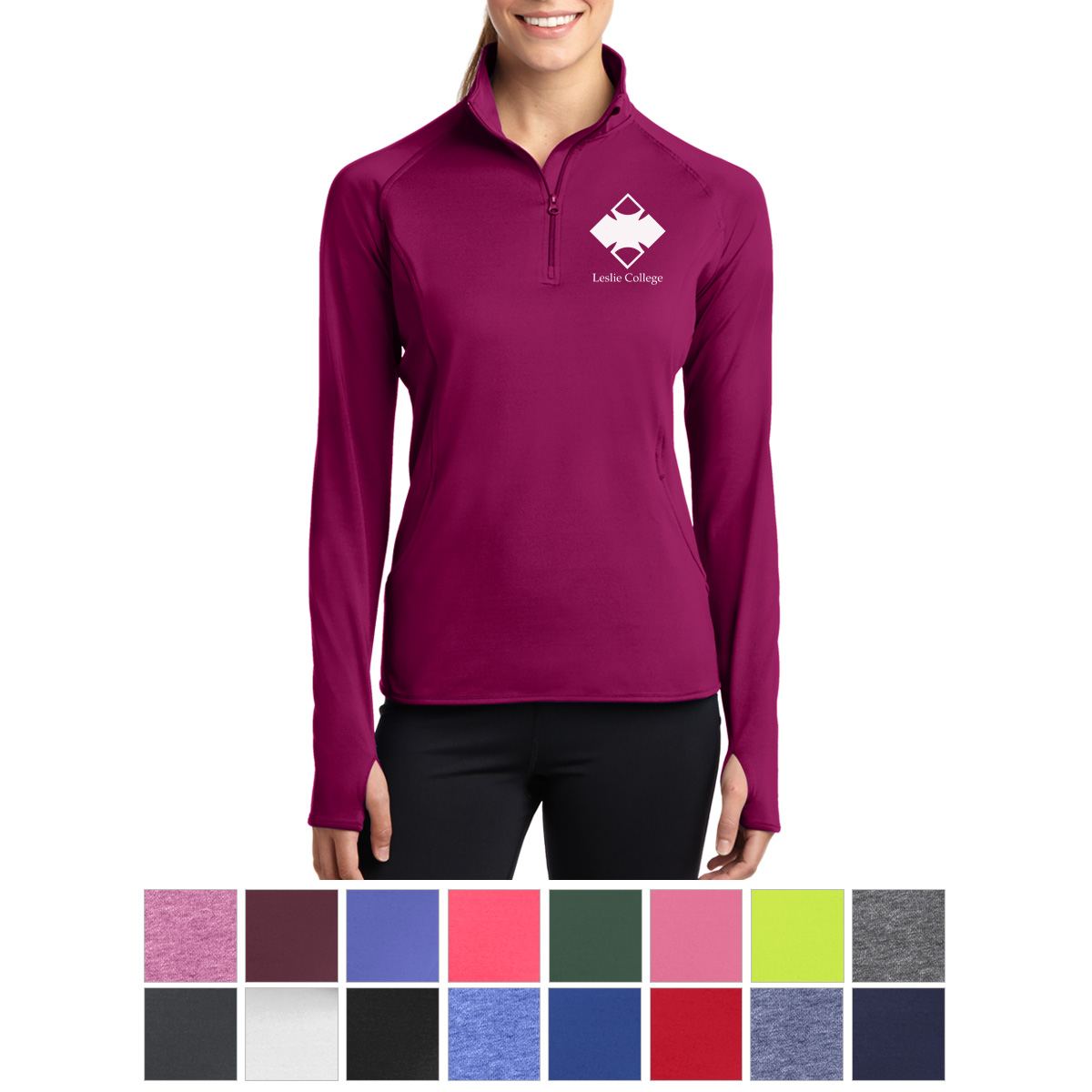 Picture of Sport-tek® Ladies' Sport-wick® Stretch Full-zip Jacket