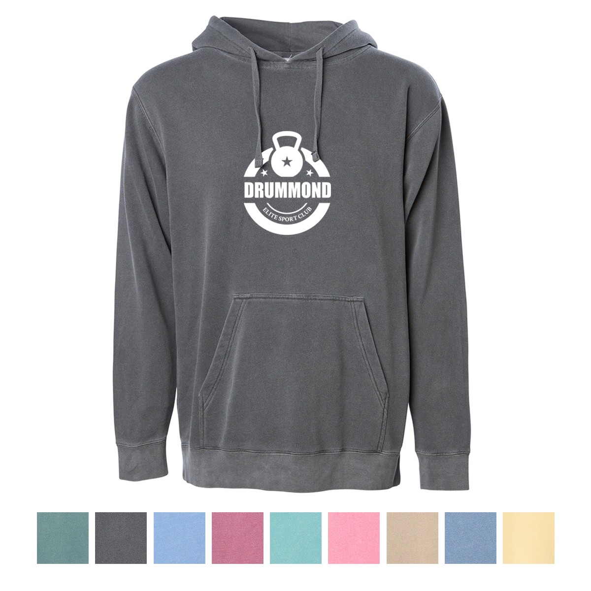 Picture of Independent Trading Company Unisex Midweight Pigment Dyed Hooded Sweatshirt