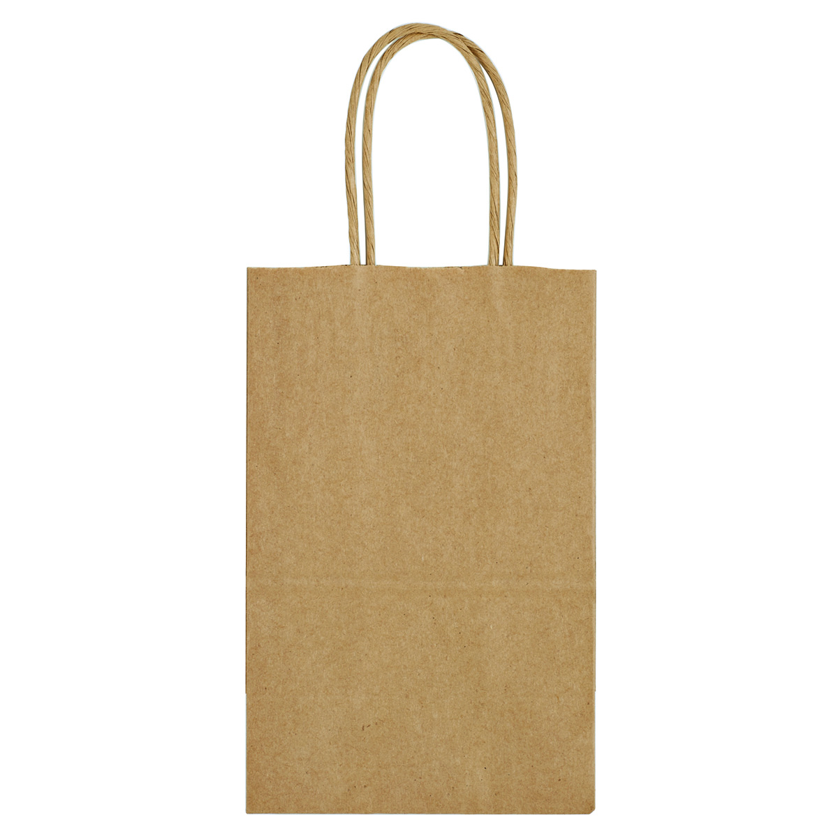 Picture of Kraft Paper Brown Shopping Bag - 5-1/4" X 8-1/4"