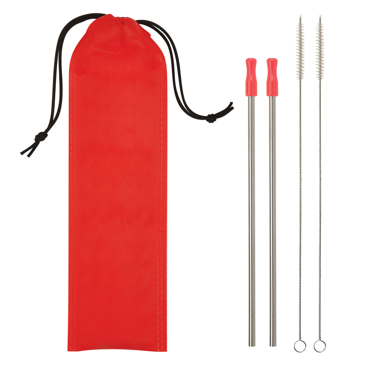 Picture of 2-pack Stainless Steel Straw Kit
