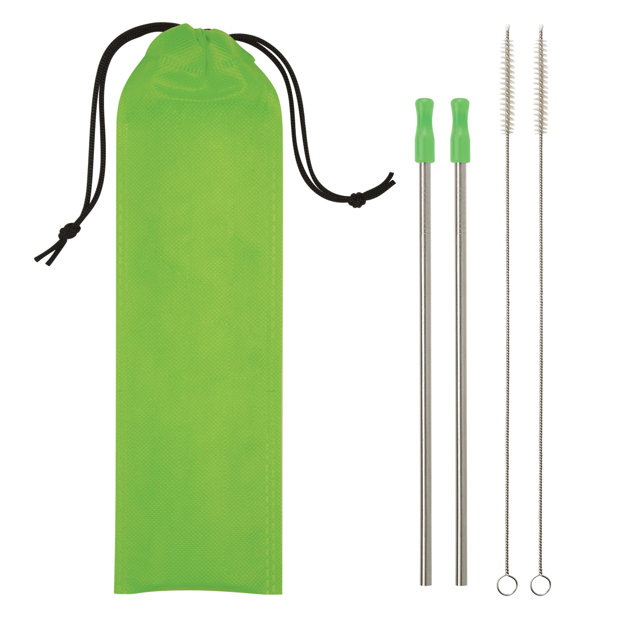 Picture of 2-pack Stainless Steel Straw Kit