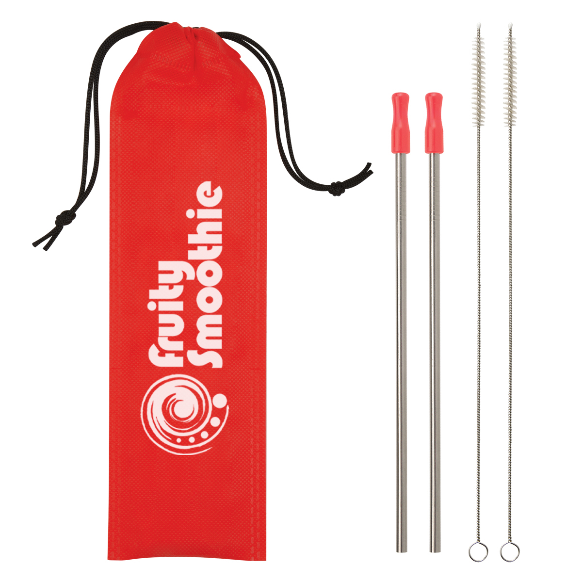 Picture of 2-pack Stainless Steel Straw Kit