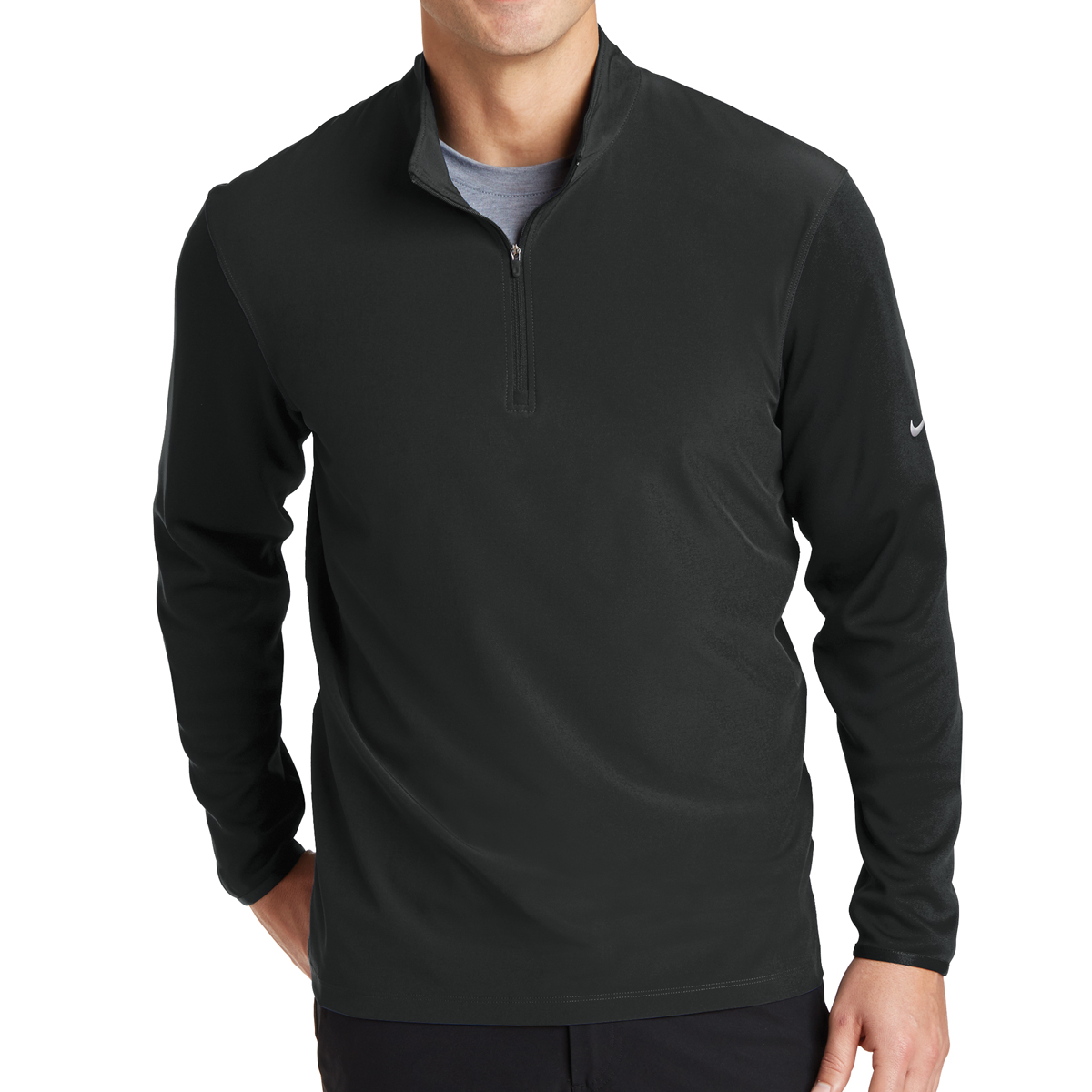 Picture of Nike Dri-fit Fabric Mix 1/2-zip Cover-up