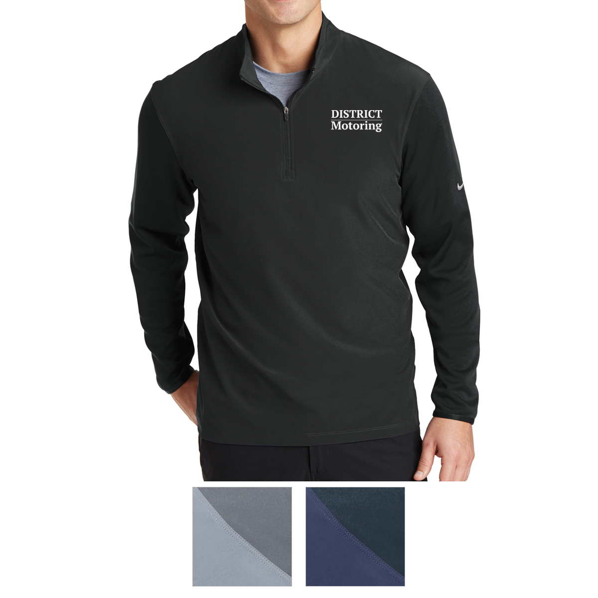 Picture of Nike Dri-fit Fabric Mix 1/2-zip Cover-up