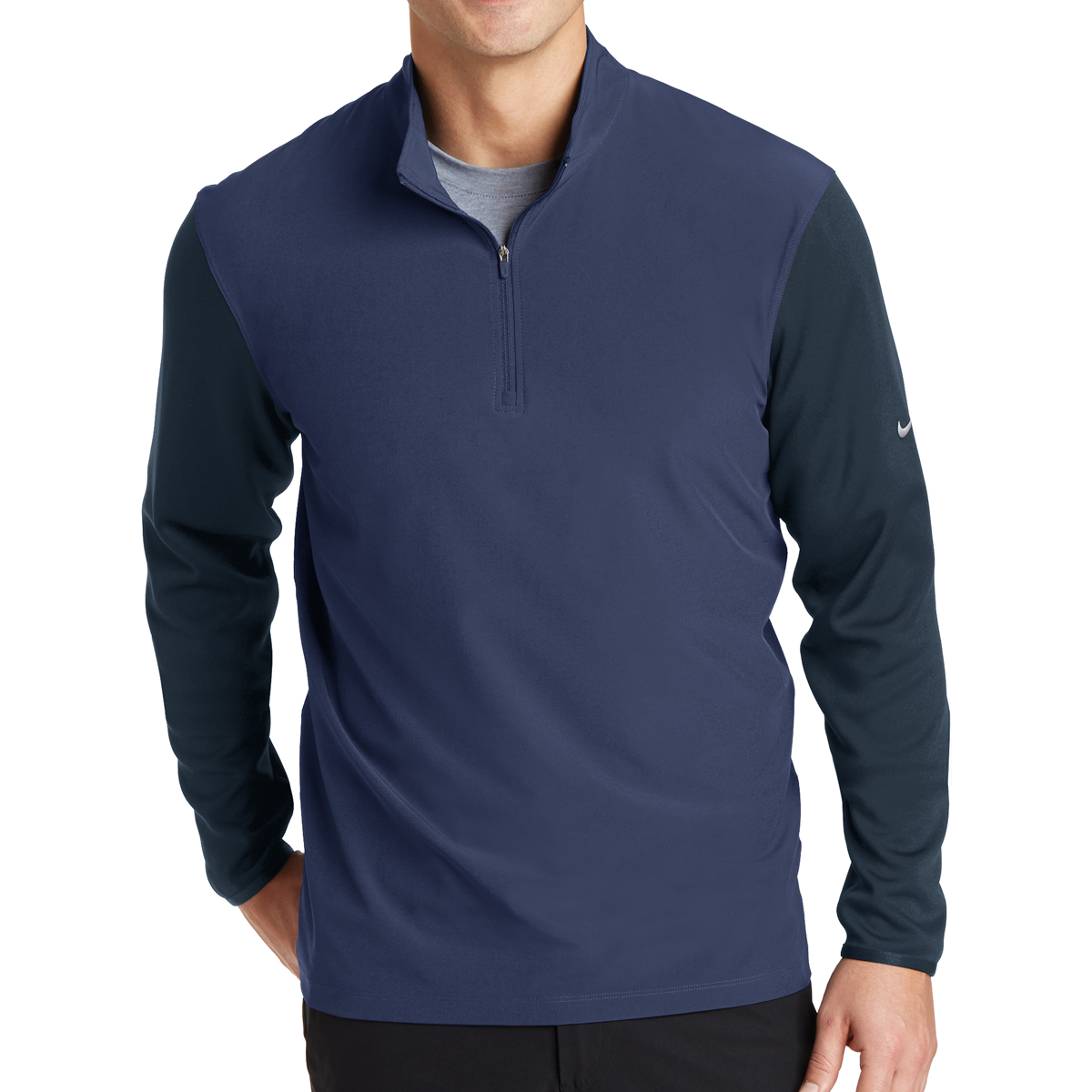 Picture of Nike Dri-fit Fabric Mix 1/2-zip Cover-up