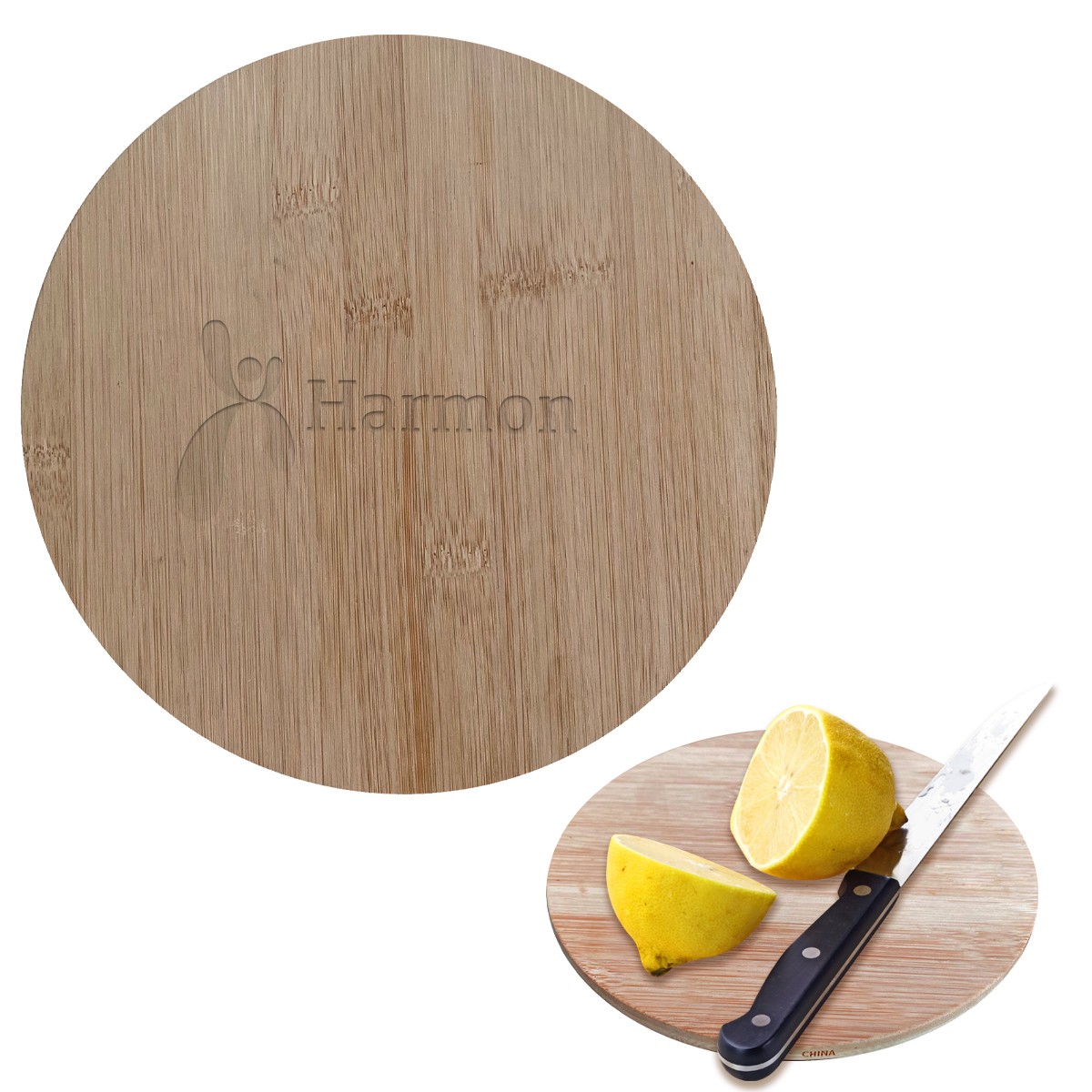Picture of Round Bamboo Cutting Board