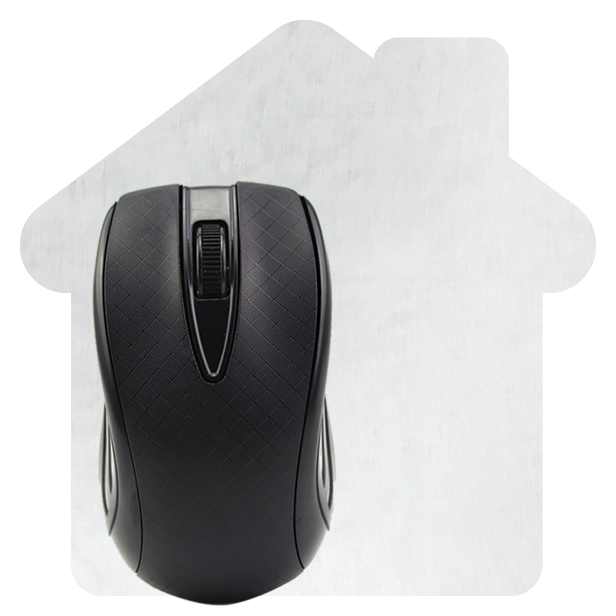 Picture of House Shaped Dye Sublimated Computer Mouse Pad