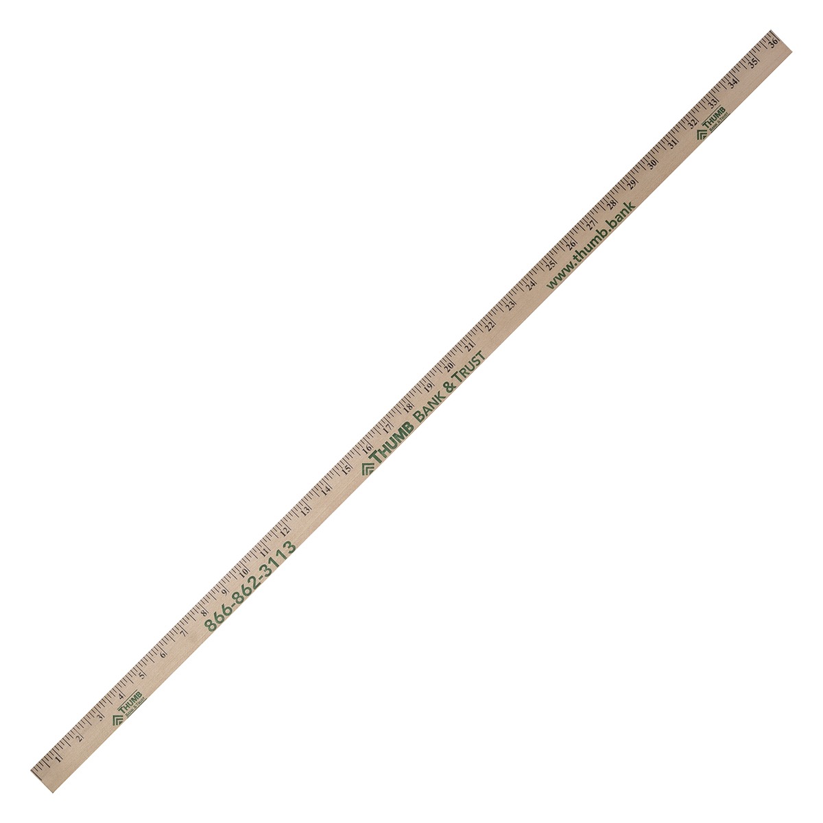 Picture of 1/4" Thick Natural Yardstick