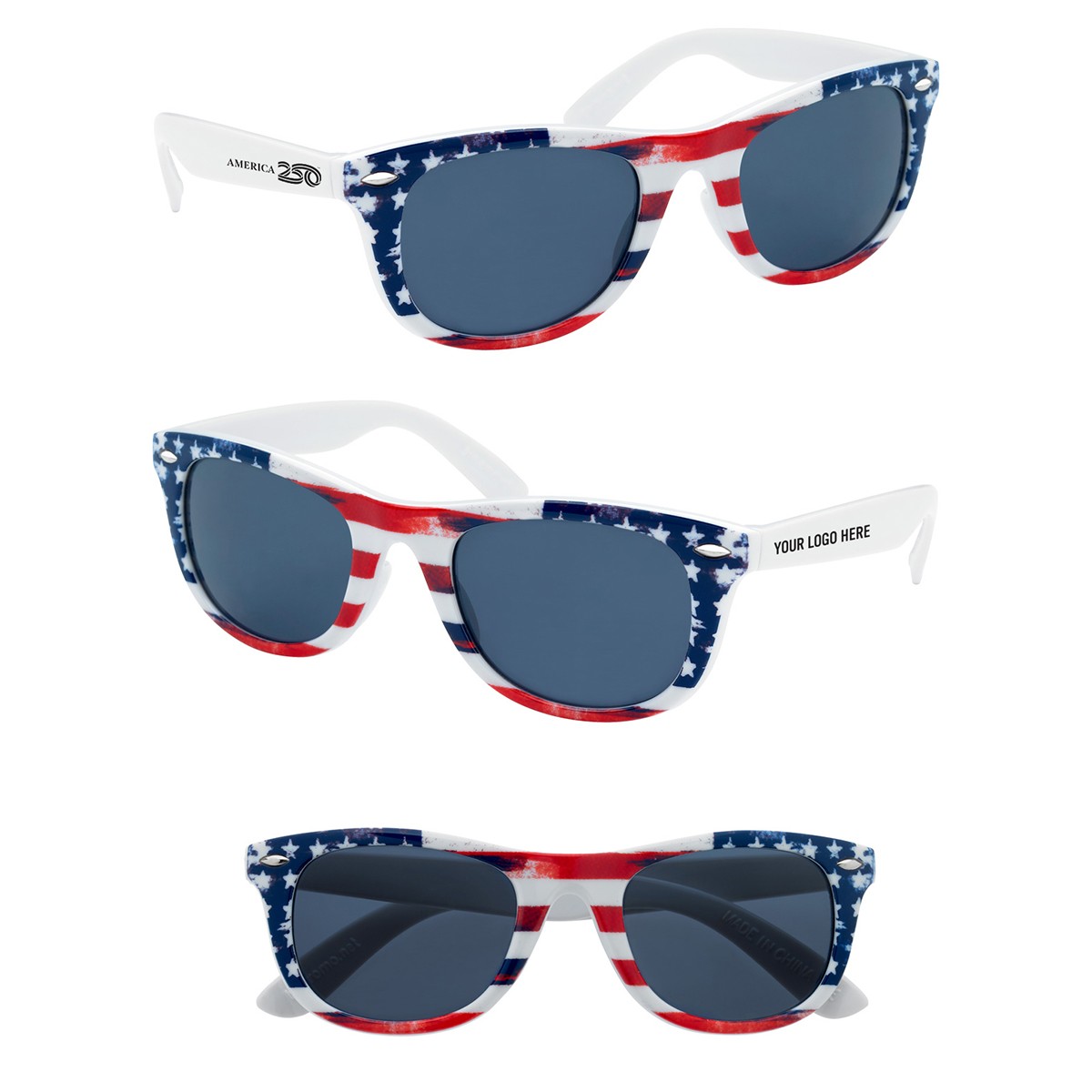 Picture of America250™ Patriotic Malibu Sunglasses