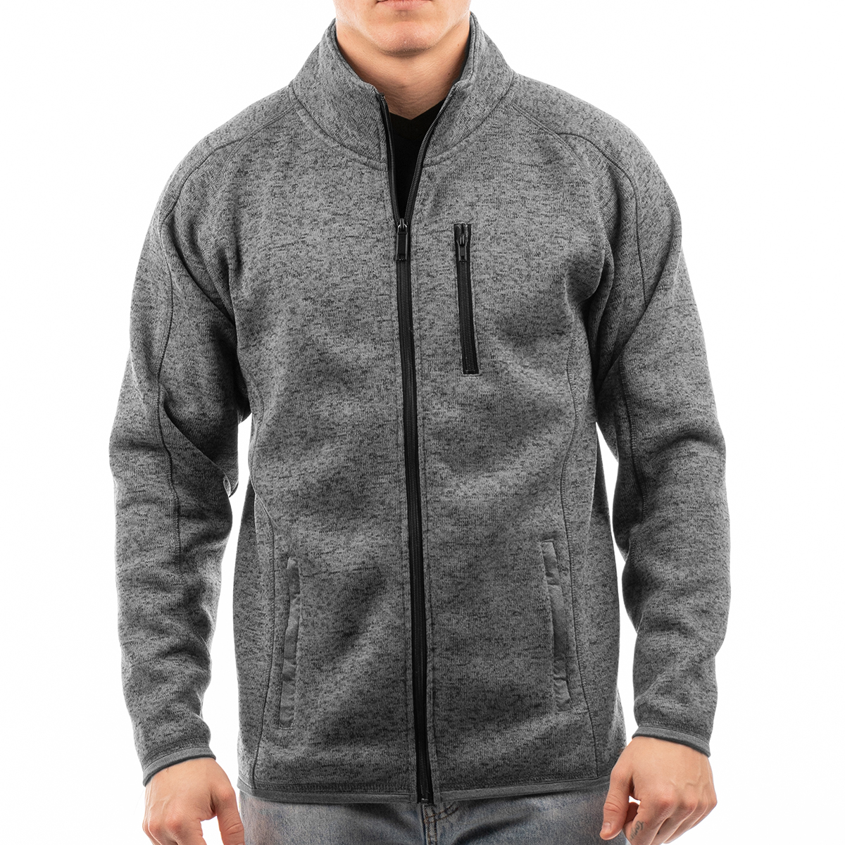 Picture of Burnside Men's Sweater Knit Jacket