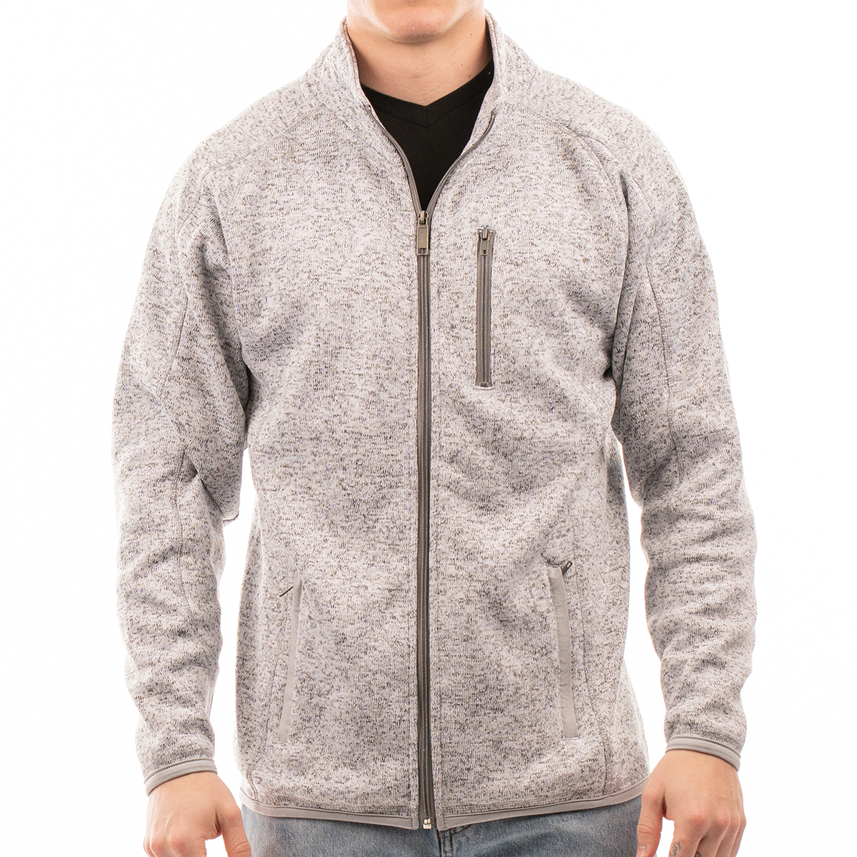 Picture of Burnside Men's Sweater Knit Jacket