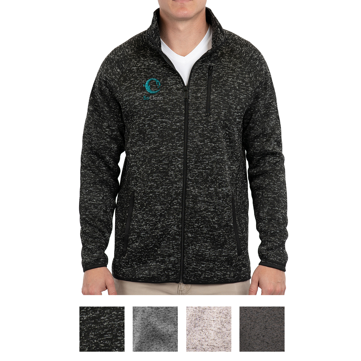 Picture of Burnside Men's Sweater Knit Jacket