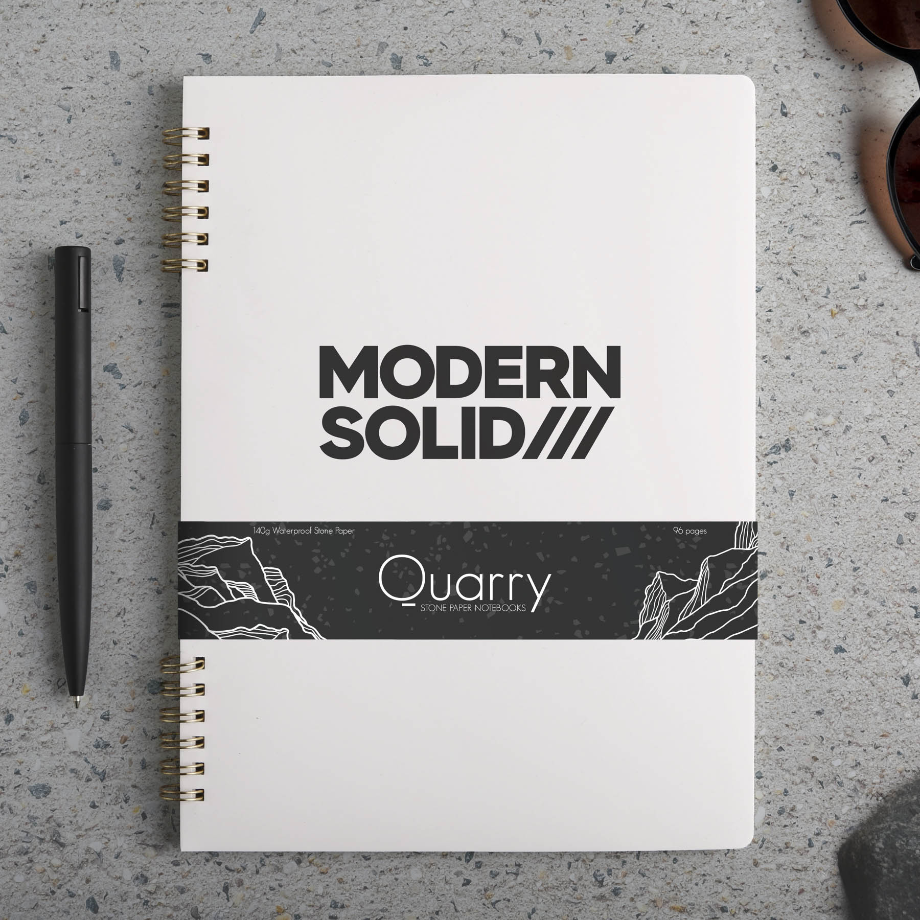 Picture of Quarry Stone Paper™ Ring Bound Notebook