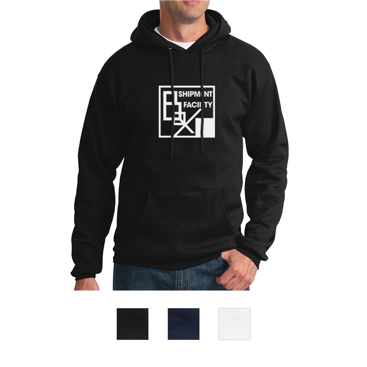 Picture of Port & Company® Essential Fleece Pullover Hooded Sweatshirt