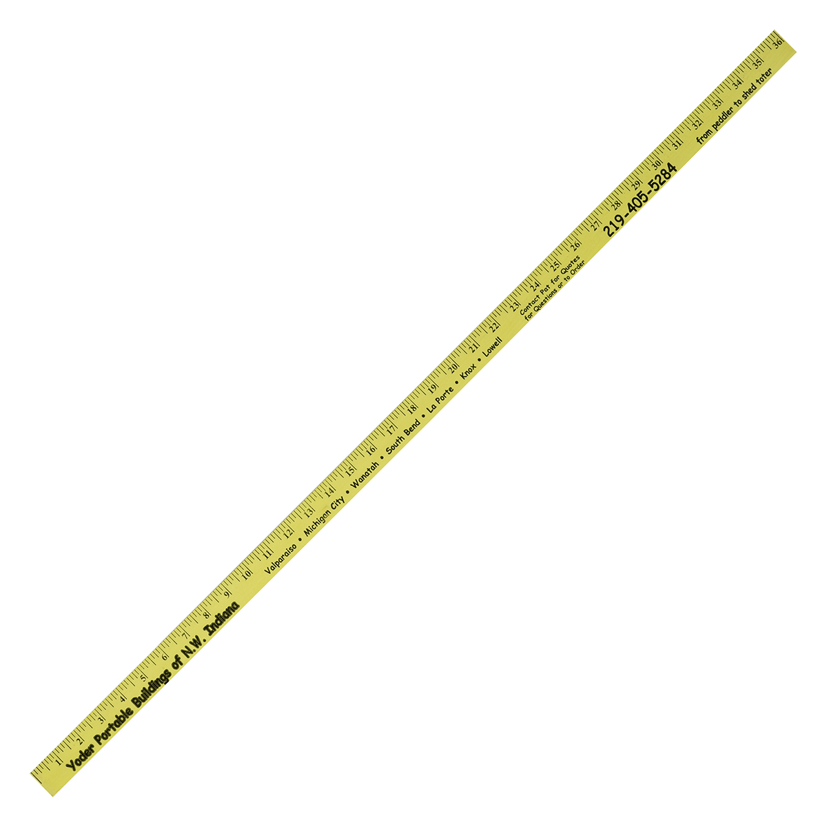 Picture of Fluorescent Colorful Enameled Yardstick