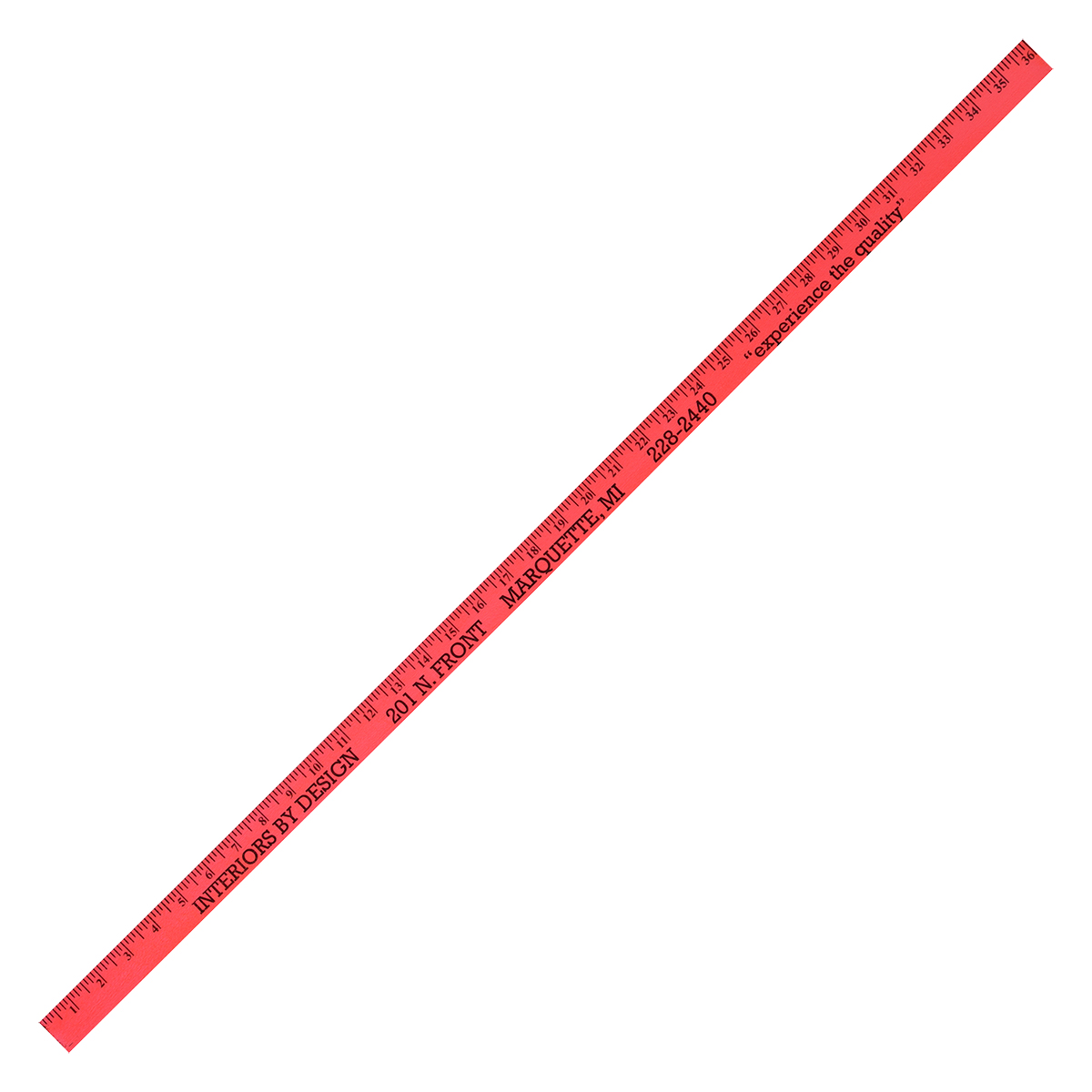 Picture of Fluorescent Colorful Enameled Yardstick