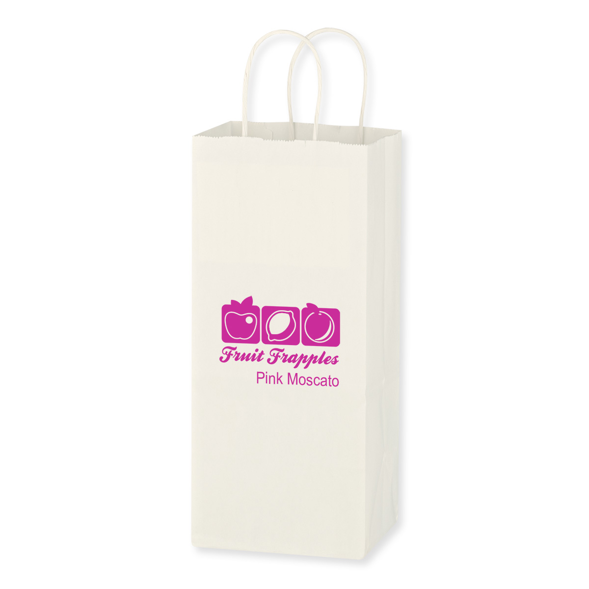 Picture of Kraft Paper White Wine Bag - 5.25" X 13"