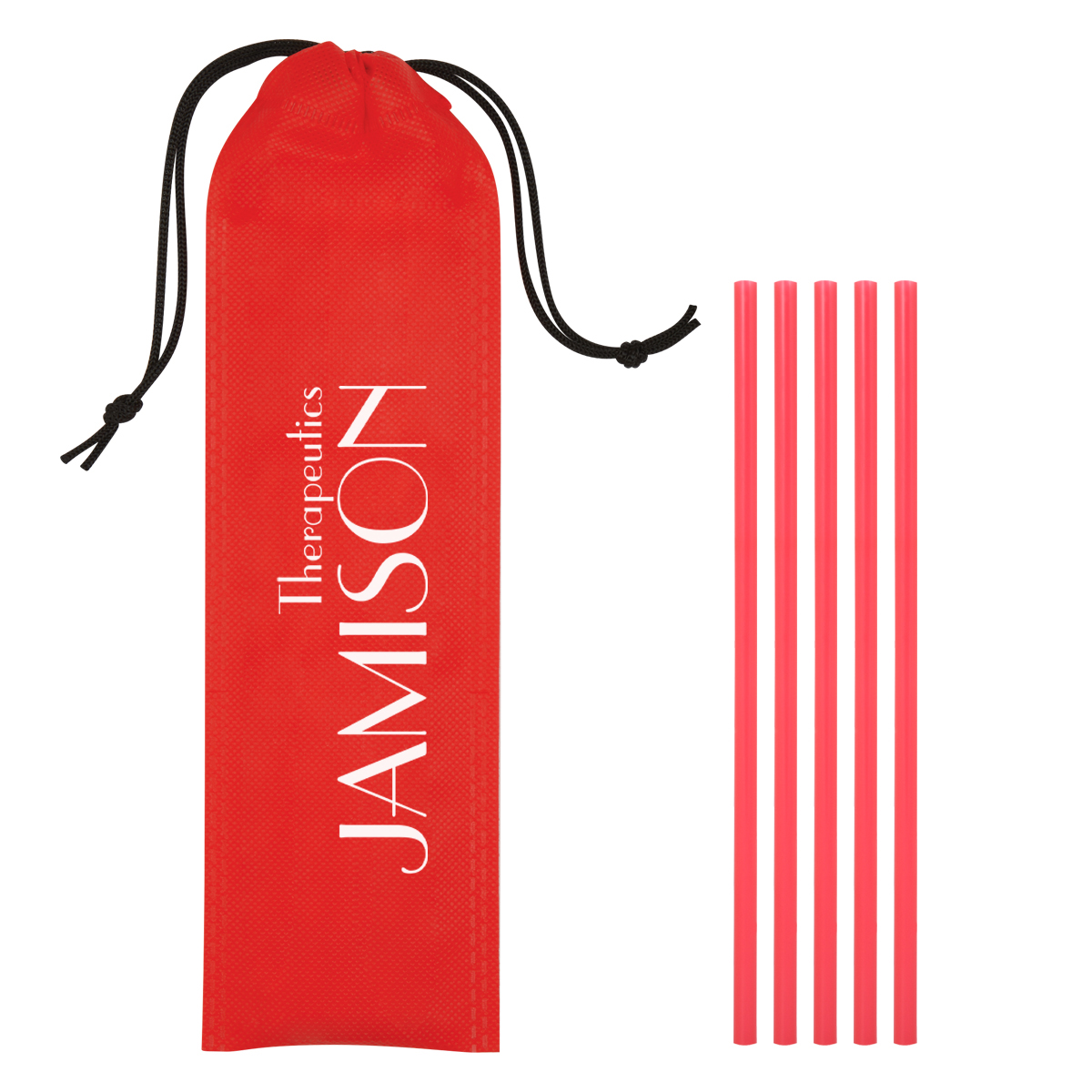Picture of 5-pack On The Go Straws With Pouch
