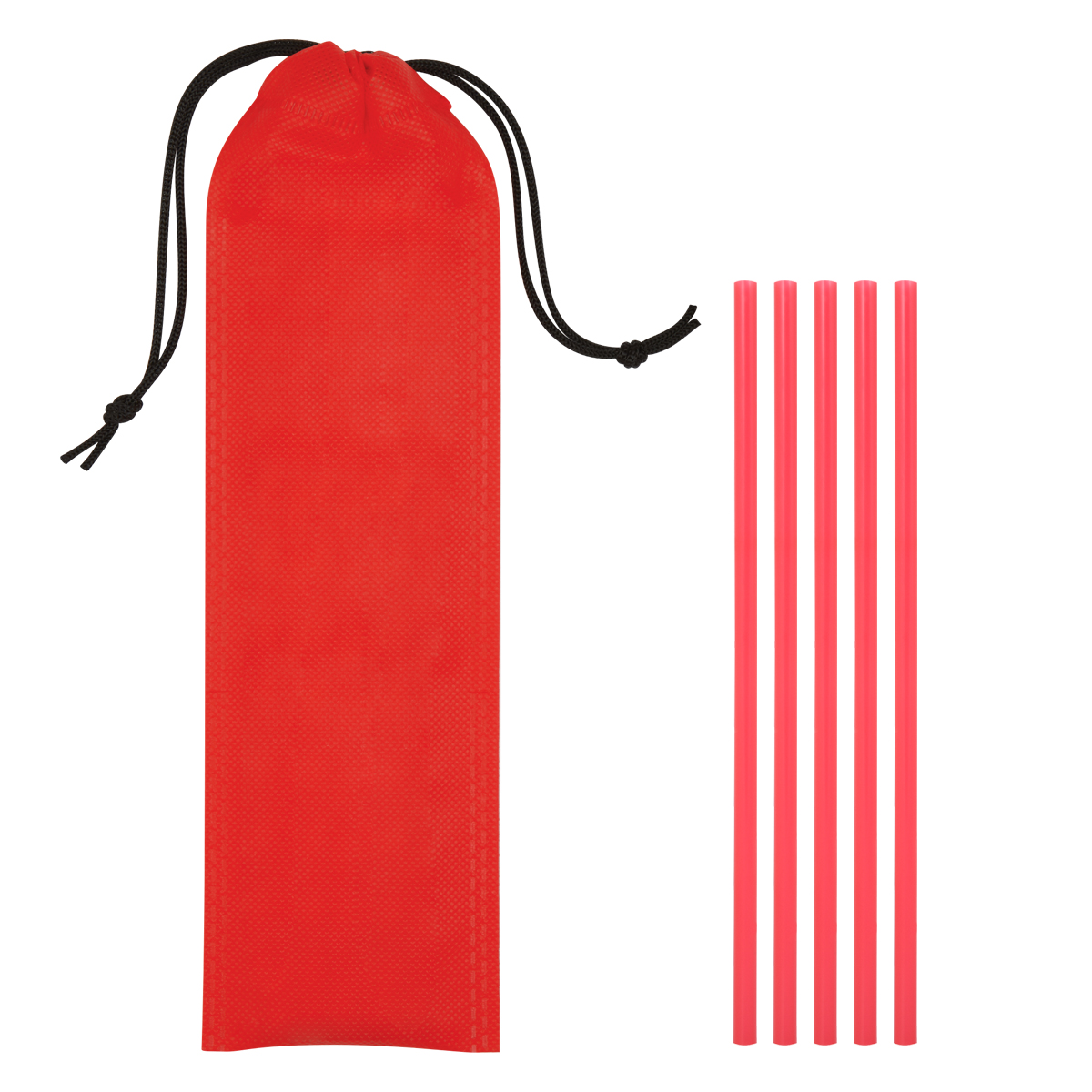Picture of 5-pack On The Go Straws With Pouch