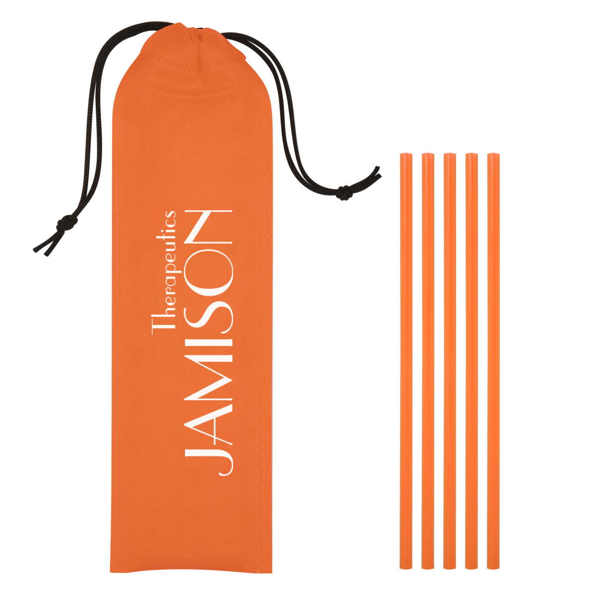Picture of 5-pack On The Go Straws With Pouch