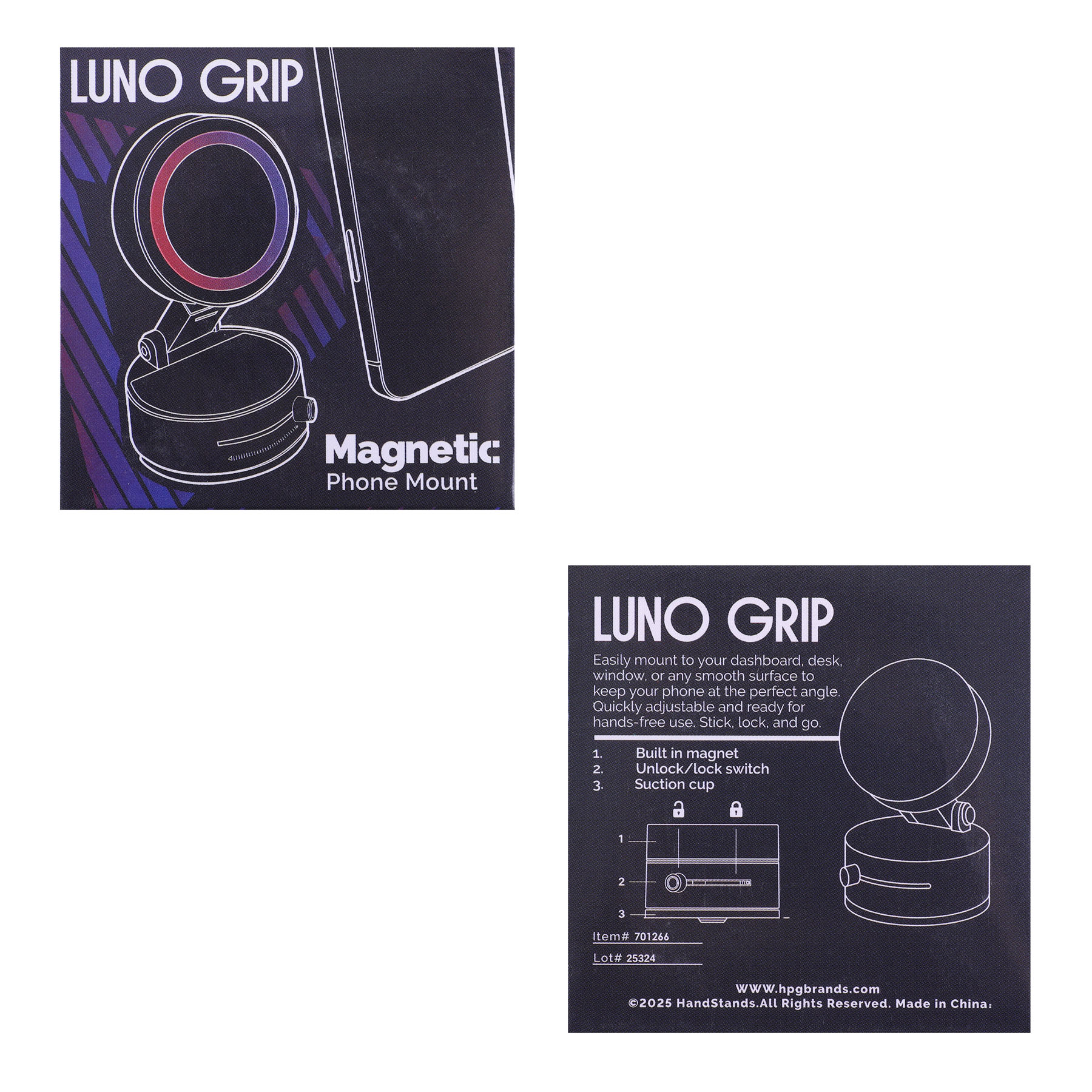 Picture of Lunogrip Magnetic Phone Holder