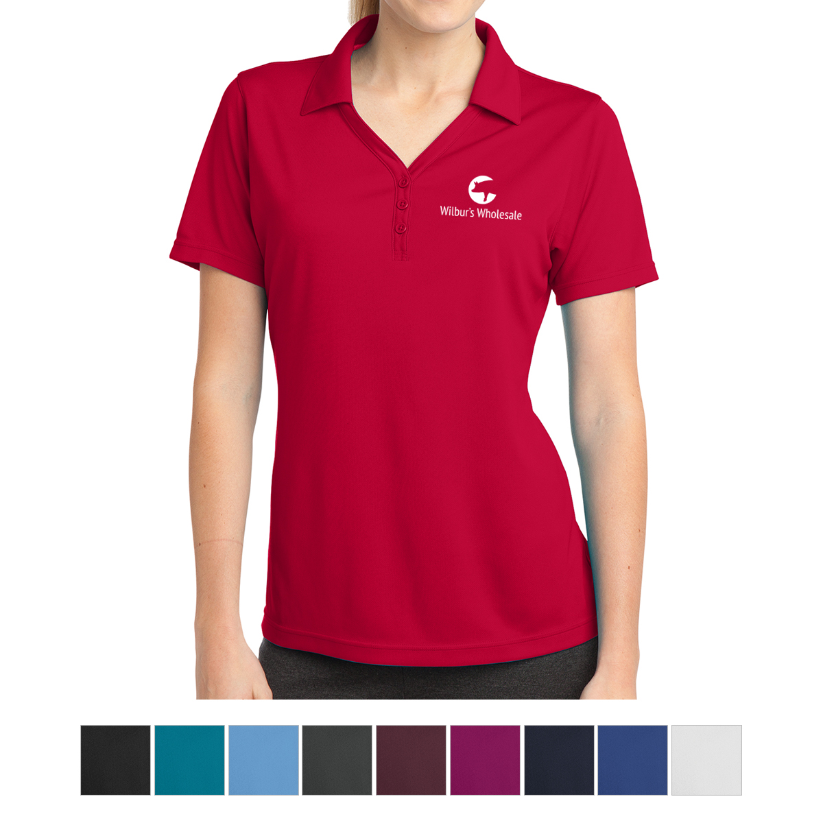 Picture of Sport-tek® Ladies' Posicharge® Micro-mesh Polo