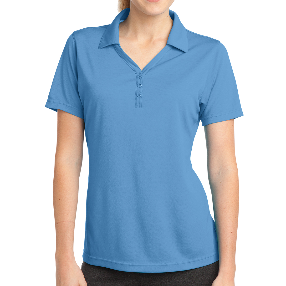 Picture of Sport-tek® Ladies' Posicharge® Micro-mesh Polo