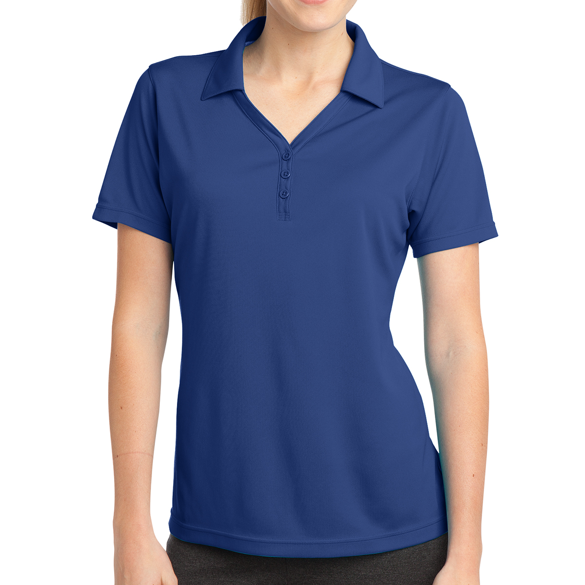 Picture of Sport-tek® Ladies' Posicharge® Micro-mesh Polo
