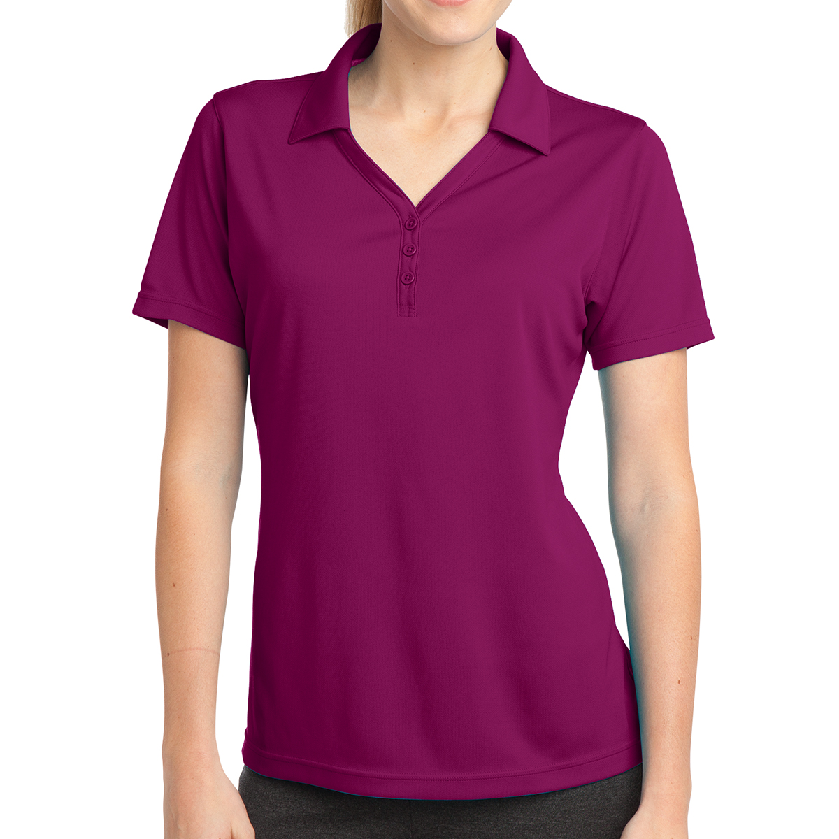 Picture of Sport-tek® Ladies' Posicharge® Micro-mesh Polo