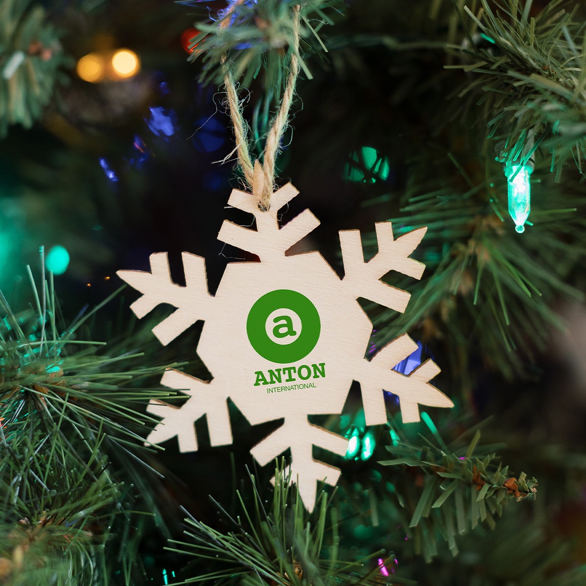 Picture of Wood Ornament - Snowflake