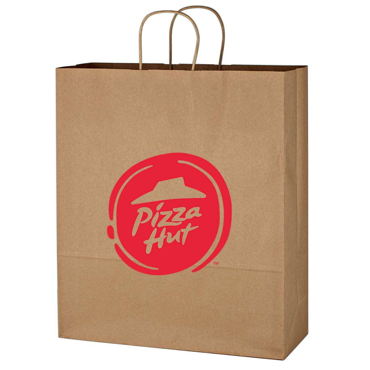 Picture of Kraft Paper Brown Shopping Bag - 16" X 19"