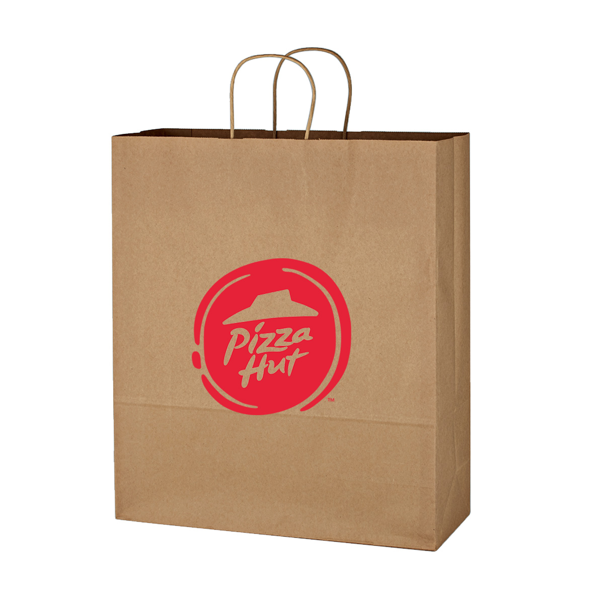 Picture of Kraft Paper Brown Shopping Bag - 16" X 19"