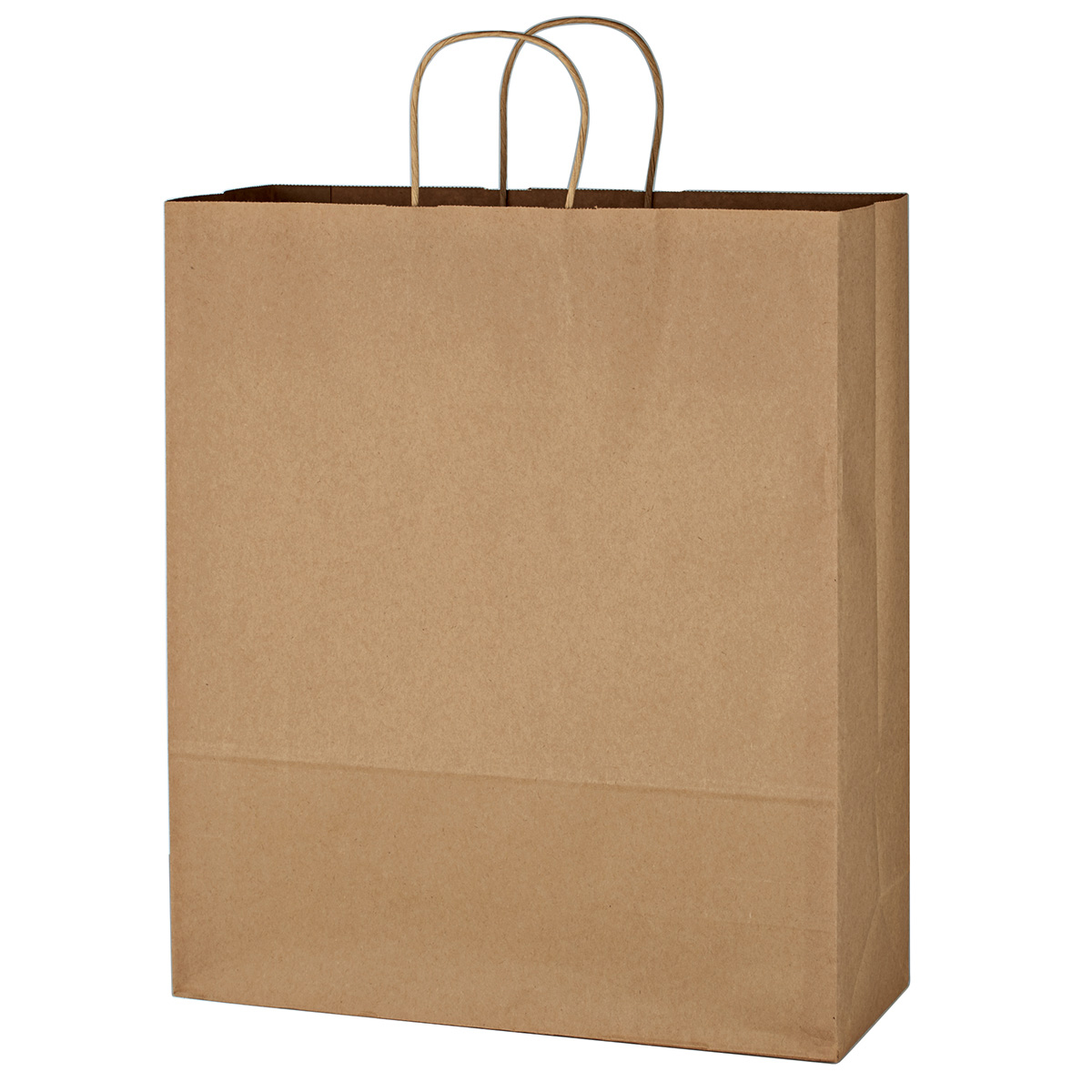 Picture of Kraft Paper Brown Shopping Bag - 16" X 19"