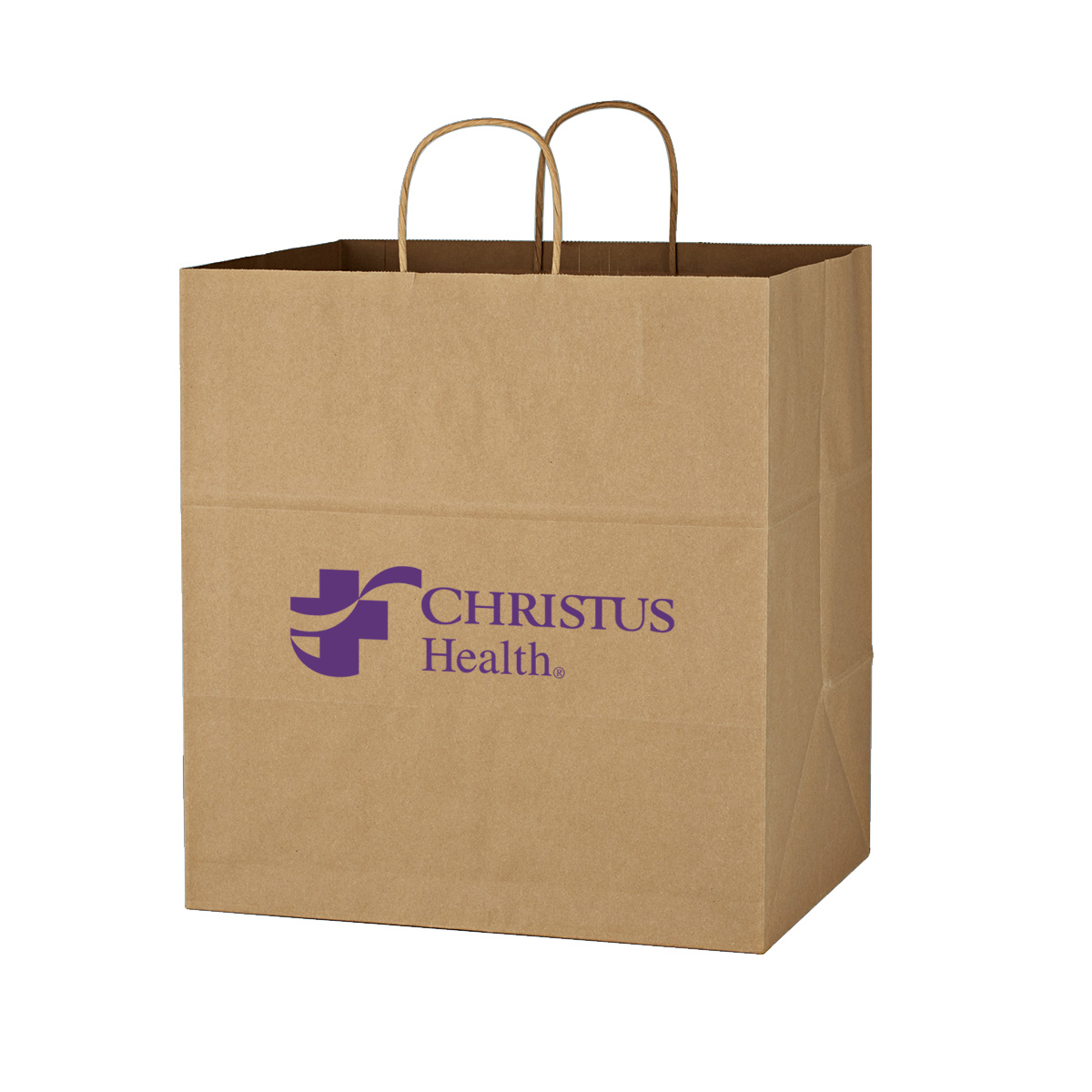Picture of Kraft Paper Brown Shopping Bag - 14" X 15"