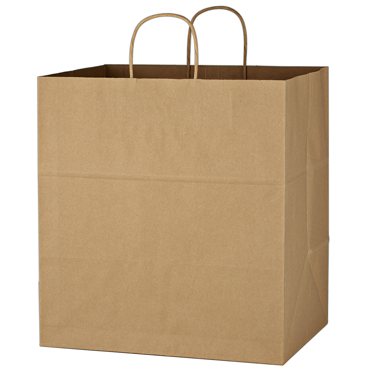 Picture of Kraft Paper Brown Shopping Bag - 14" X 15"
