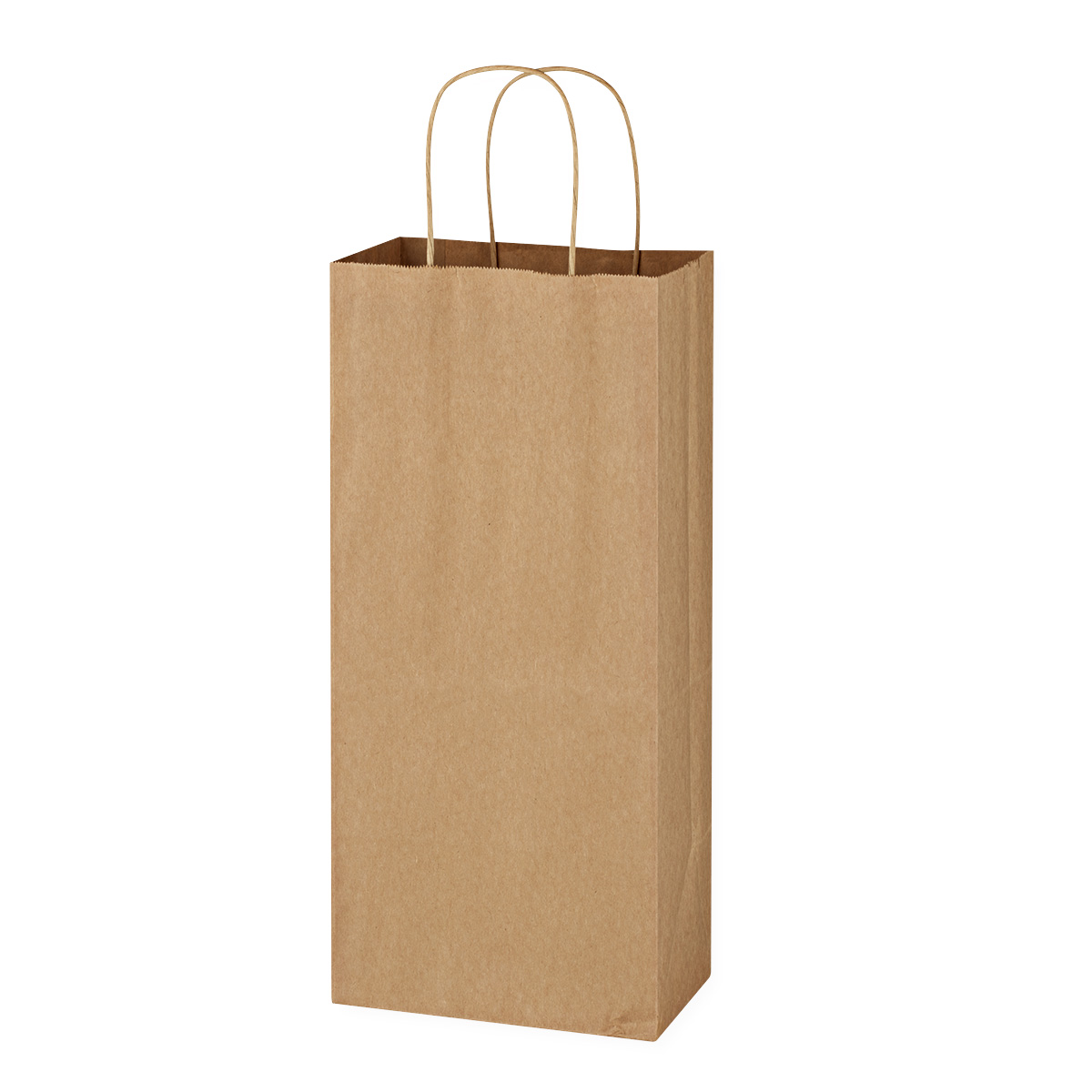 Picture of Kraft Paper Brown Wine Bag - 5.25" X 13"