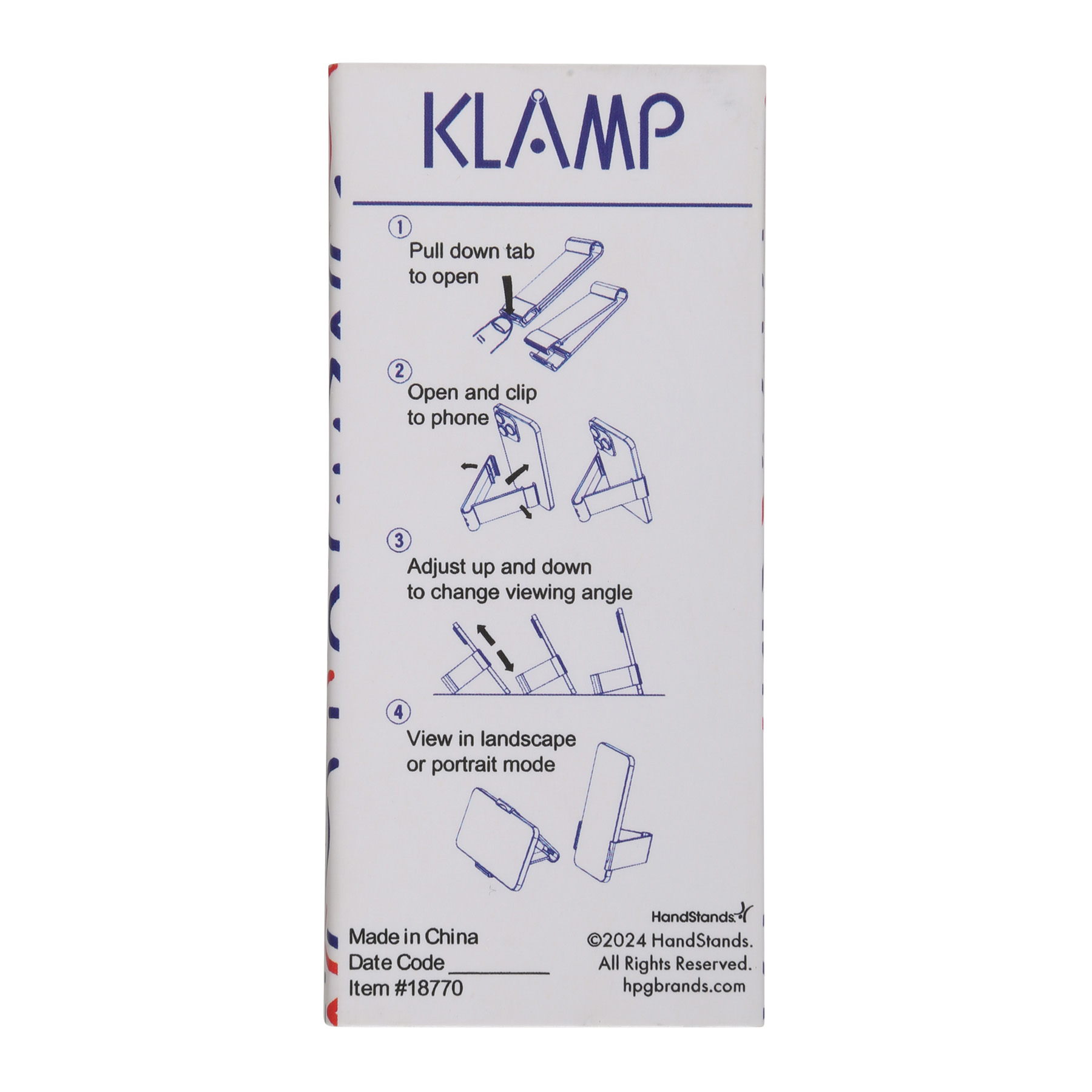 Picture of Klamp Cell Phone Stand