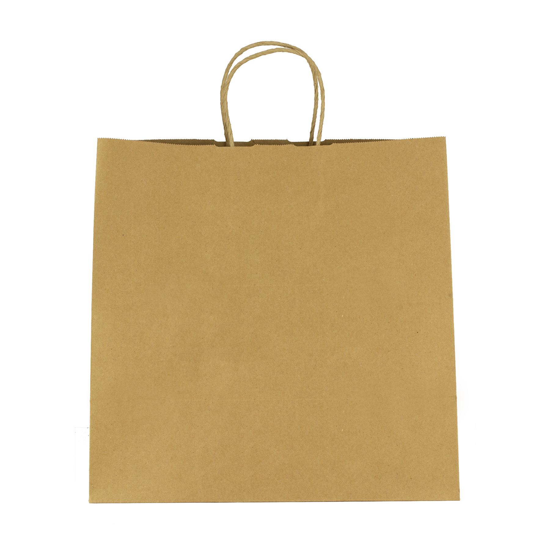 Picture of Kraft Paper Brown Shopping Bag - 10" X 10"