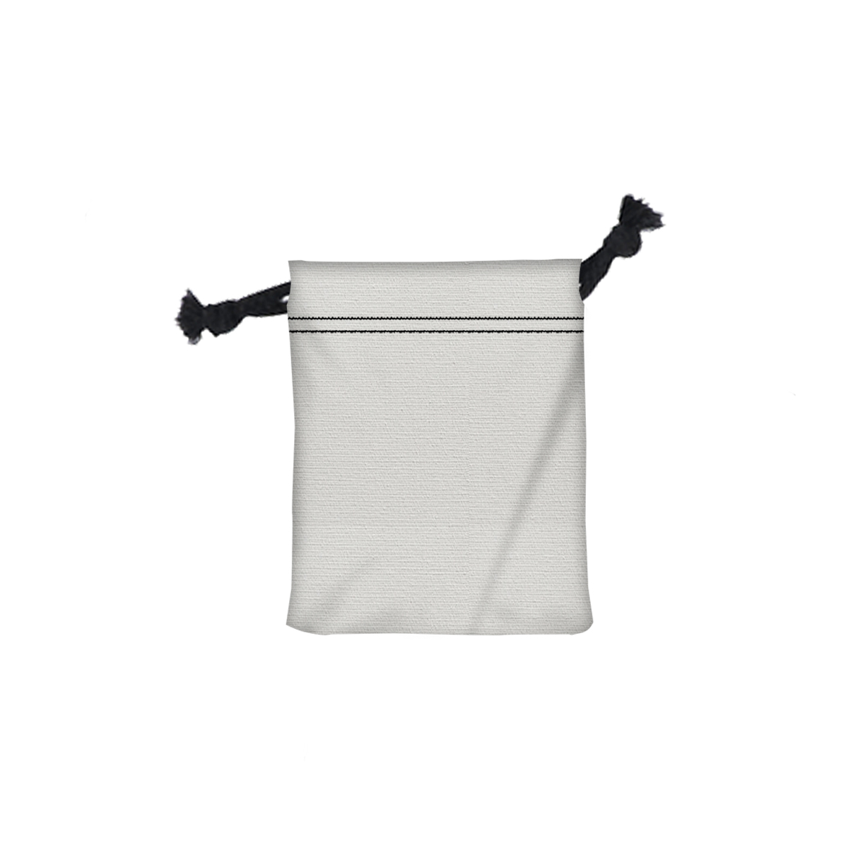 Picture of 5" W X 6" H Canvas Drawstring Bag